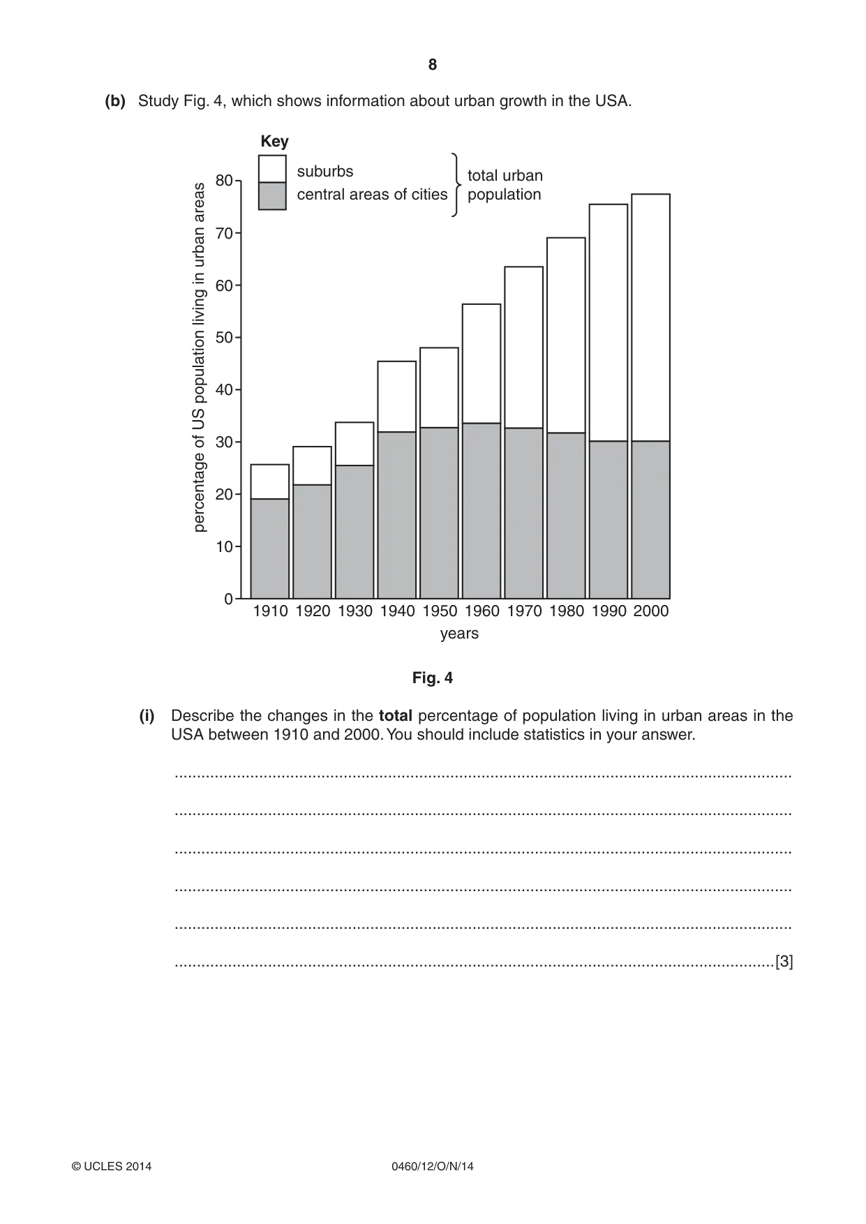 Cambridge IGCSE Geography 0460 2014 Oct/Nov Paper 1 · Variant 2 question paper, page 8 of 28