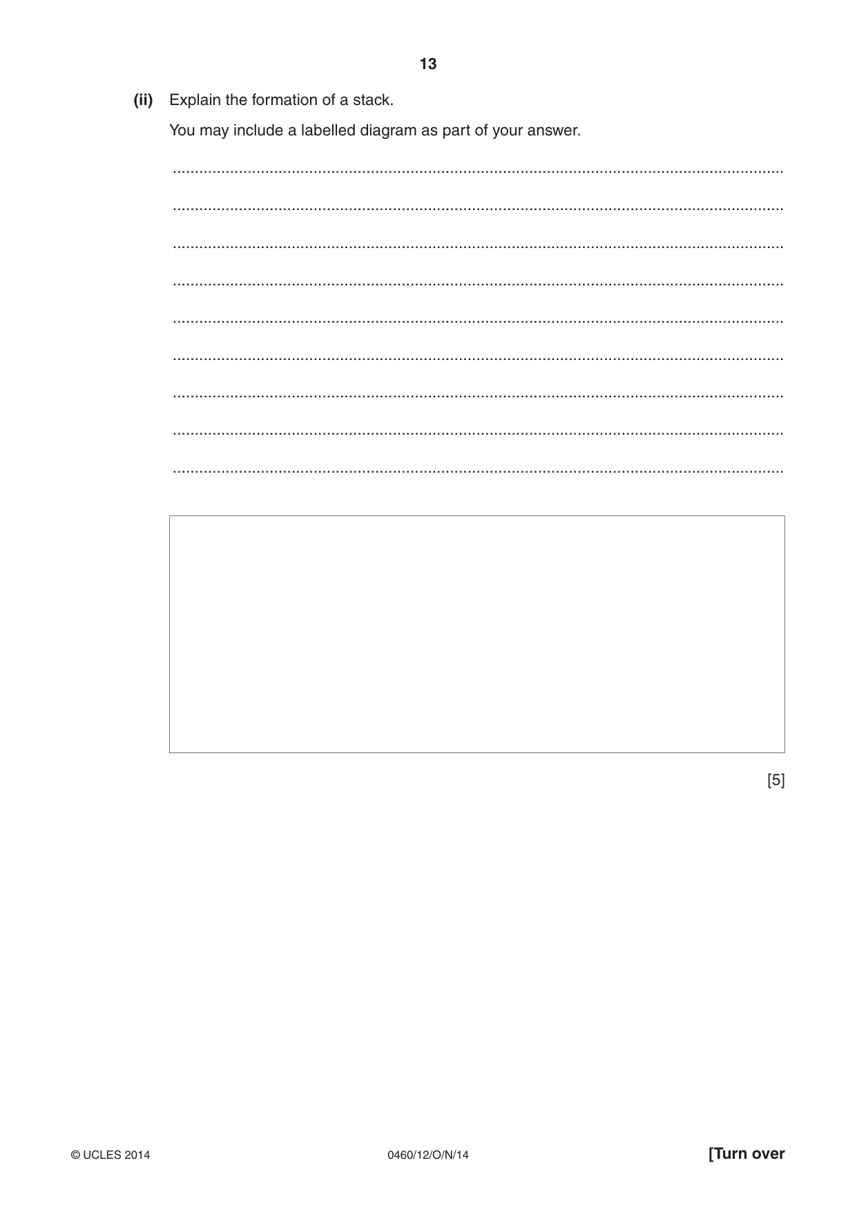 Cambridge IGCSE Geography 0460 2014 Oct/Nov Paper 1 · Variant 2 question paper, page 13 of 28