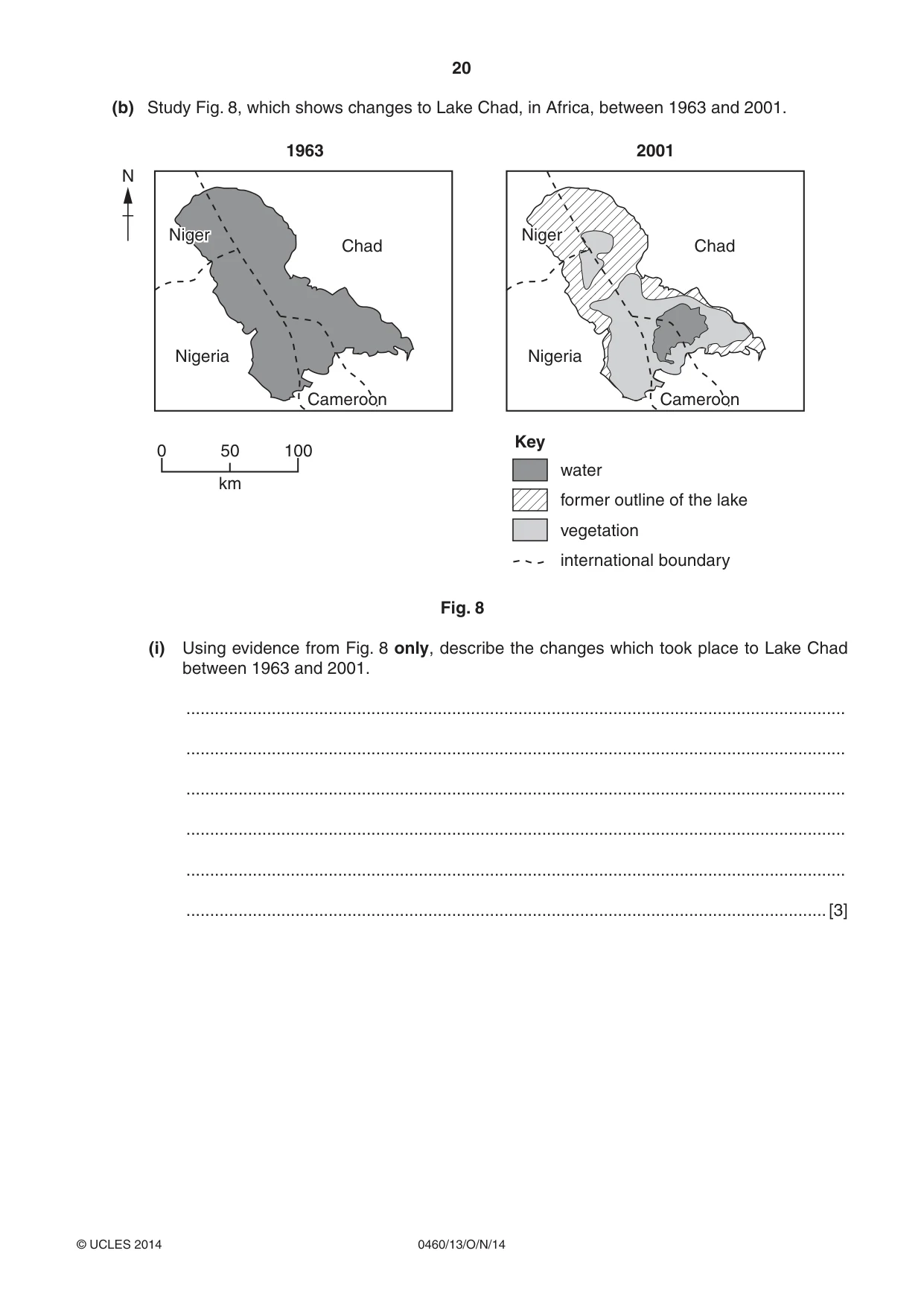 Cambridge IGCSE Geography 0460 2014 Oct/Nov Paper 1 · Variant 3 question paper, page 20 of 28
