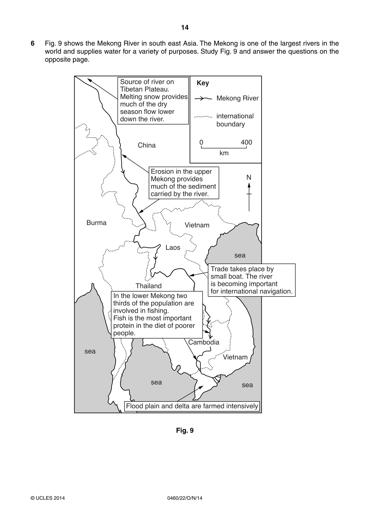 Cambridge IGCSE Geography 0460 2014 Oct/Nov Paper 2 · Variant 2 question paper, page 14 of 16