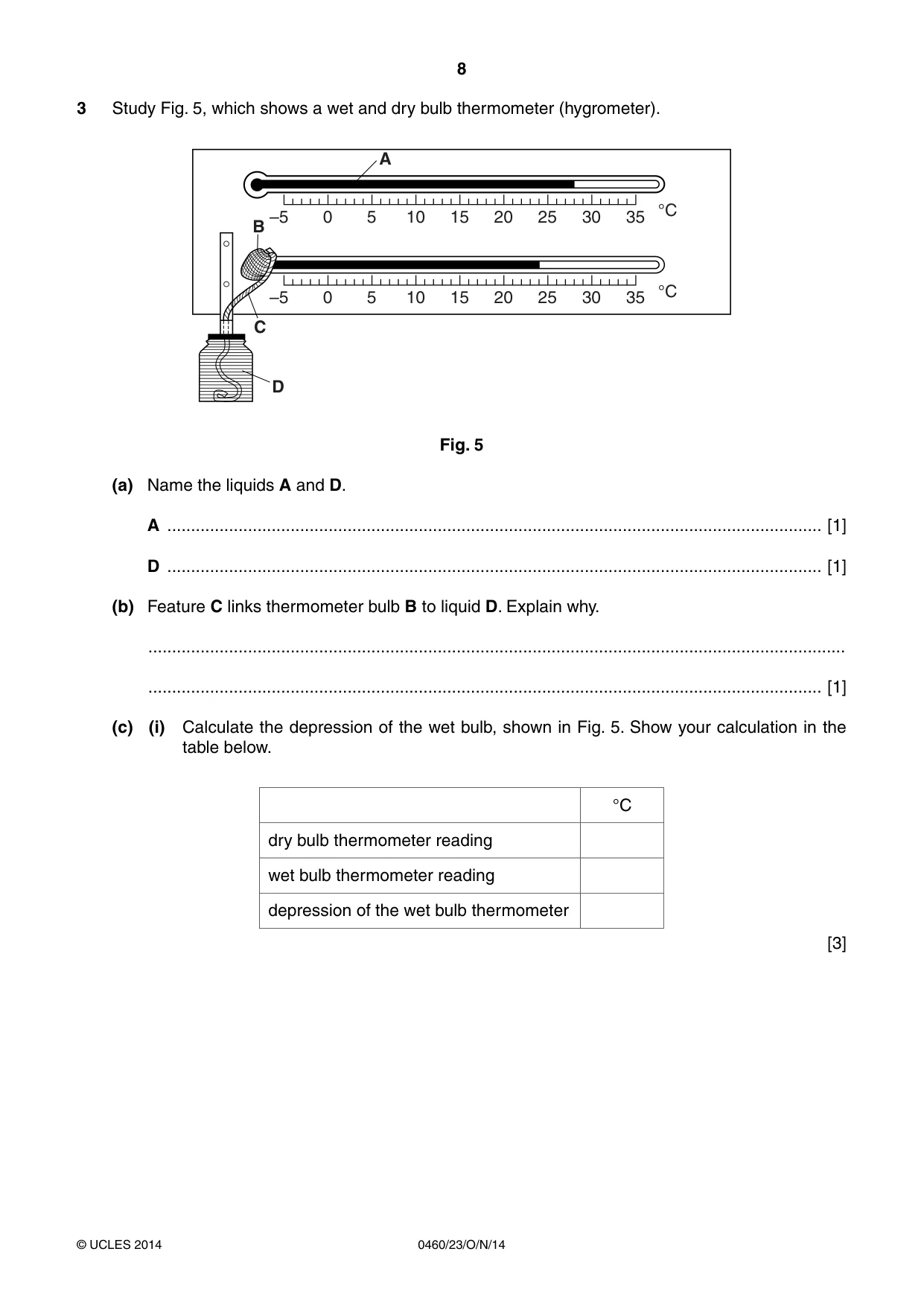 Cambridge IGCSE Geography 0460 2014 Oct/Nov Paper 2 · Variant 3 question paper, page 8 of 16