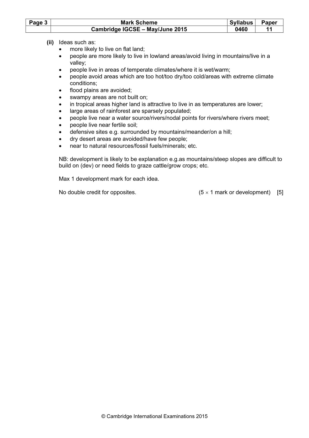 Mark scheme, page 3 of 14