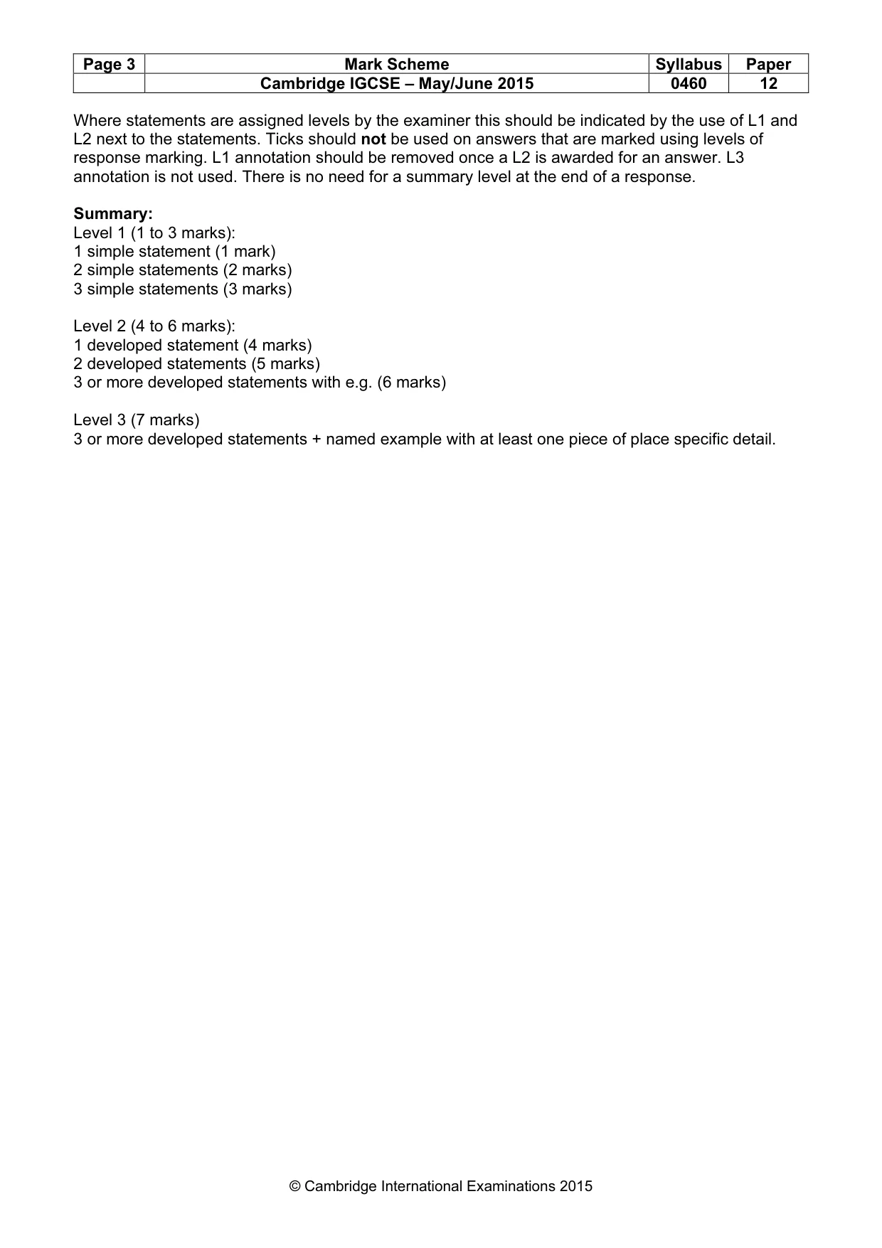 Mark scheme, page 3 of 22