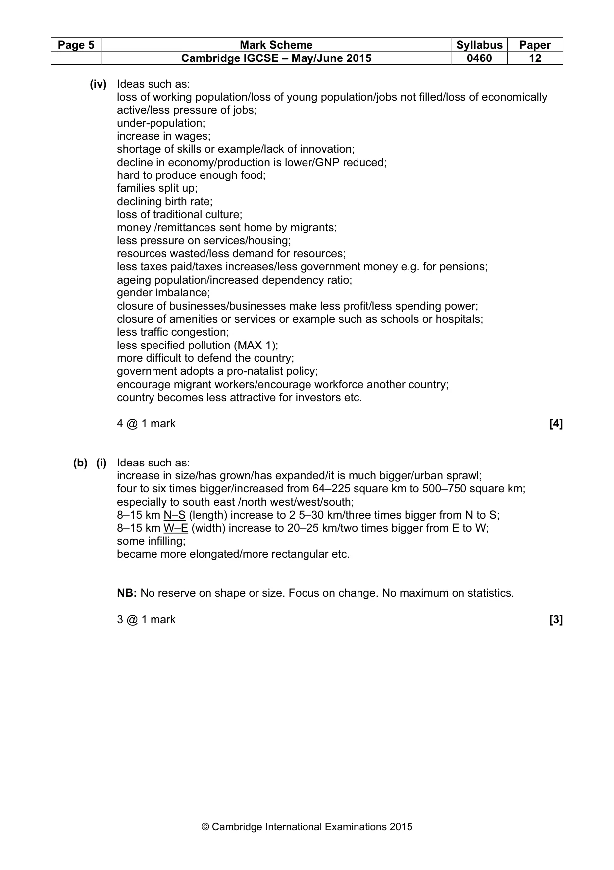 Mark scheme, page 5 of 22
