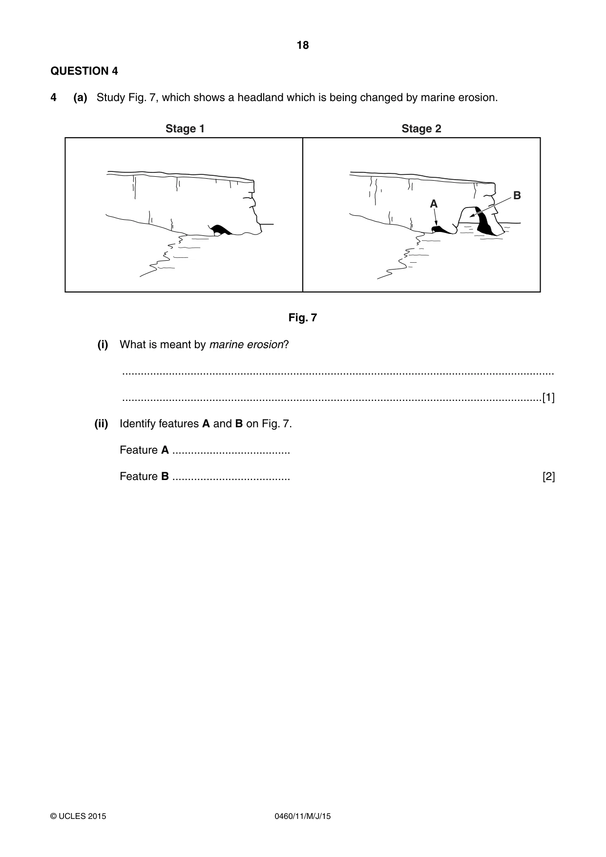 Cambridge IGCSE Geography 0460 2015 May/June Paper 1 · Variant 1 question paper, page 18 of 32