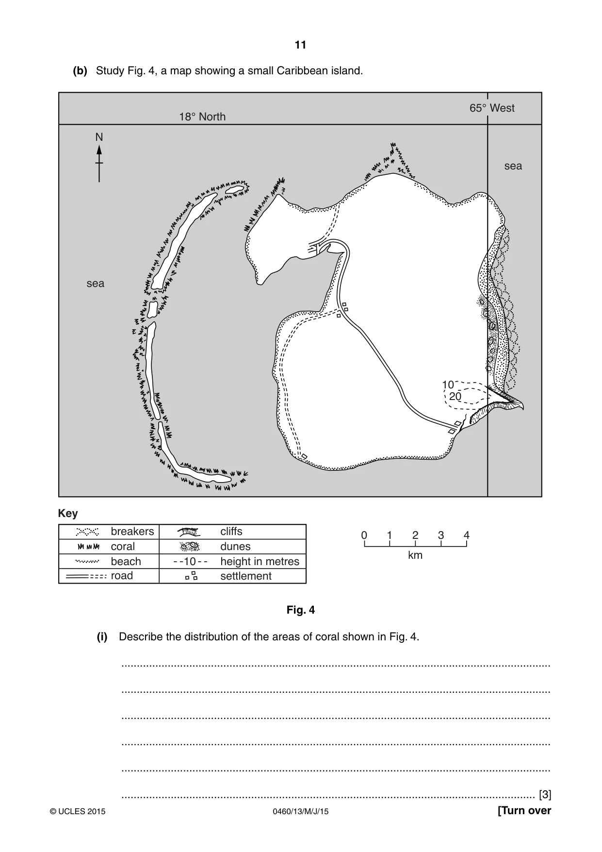 Cambridge IGCSE Geography 0460 2015 May/June Paper 1 · Variant 3 question paper, page 11 of 28