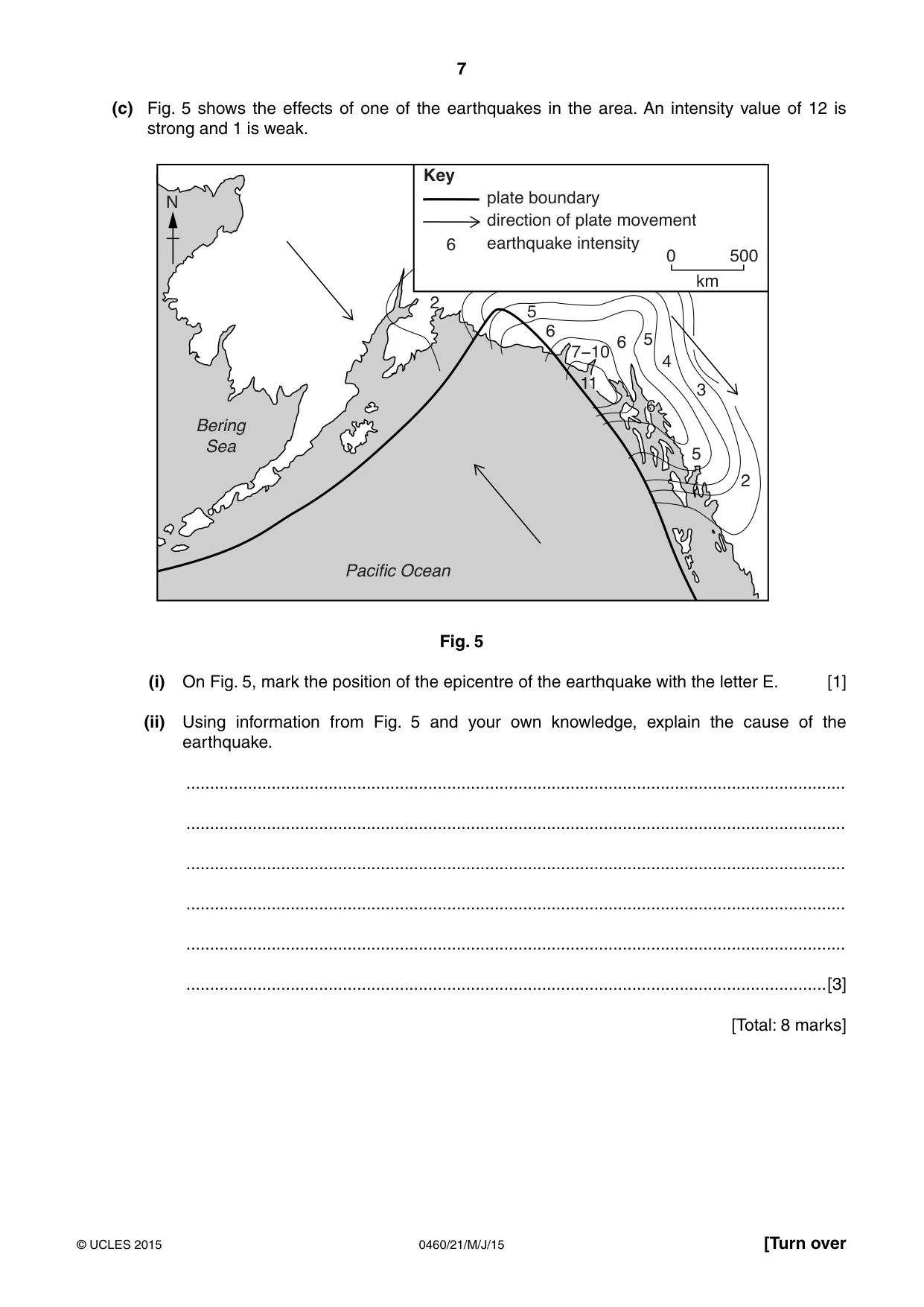 Cambridge IGCSE Geography 0460 2015 May/June Paper 2 · Variant 1 question paper, page 7 of 16
