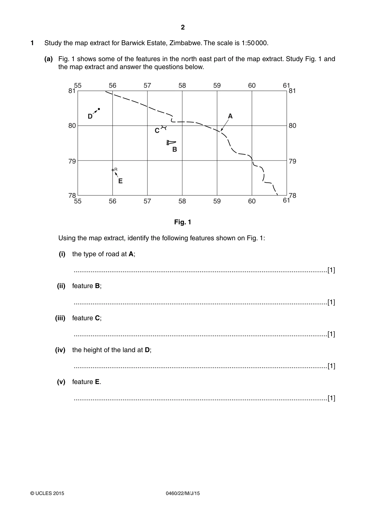 Cambridge IGCSE Geography 0460 2015 May/June Paper 2 · Variant 2 question paper, page 2 of 16