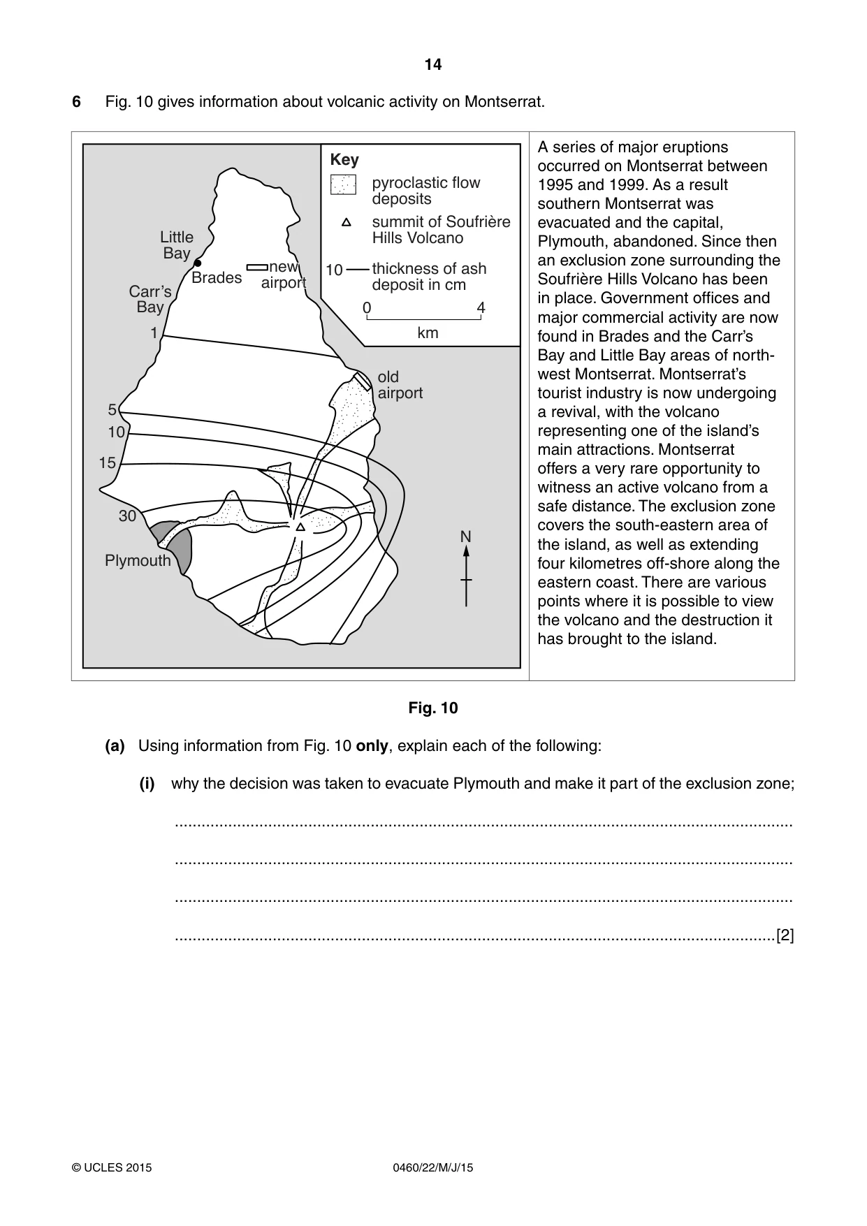 Cambridge IGCSE Geography 0460 2015 May/June Paper 2 · Variant 2 question paper, page 14 of 16