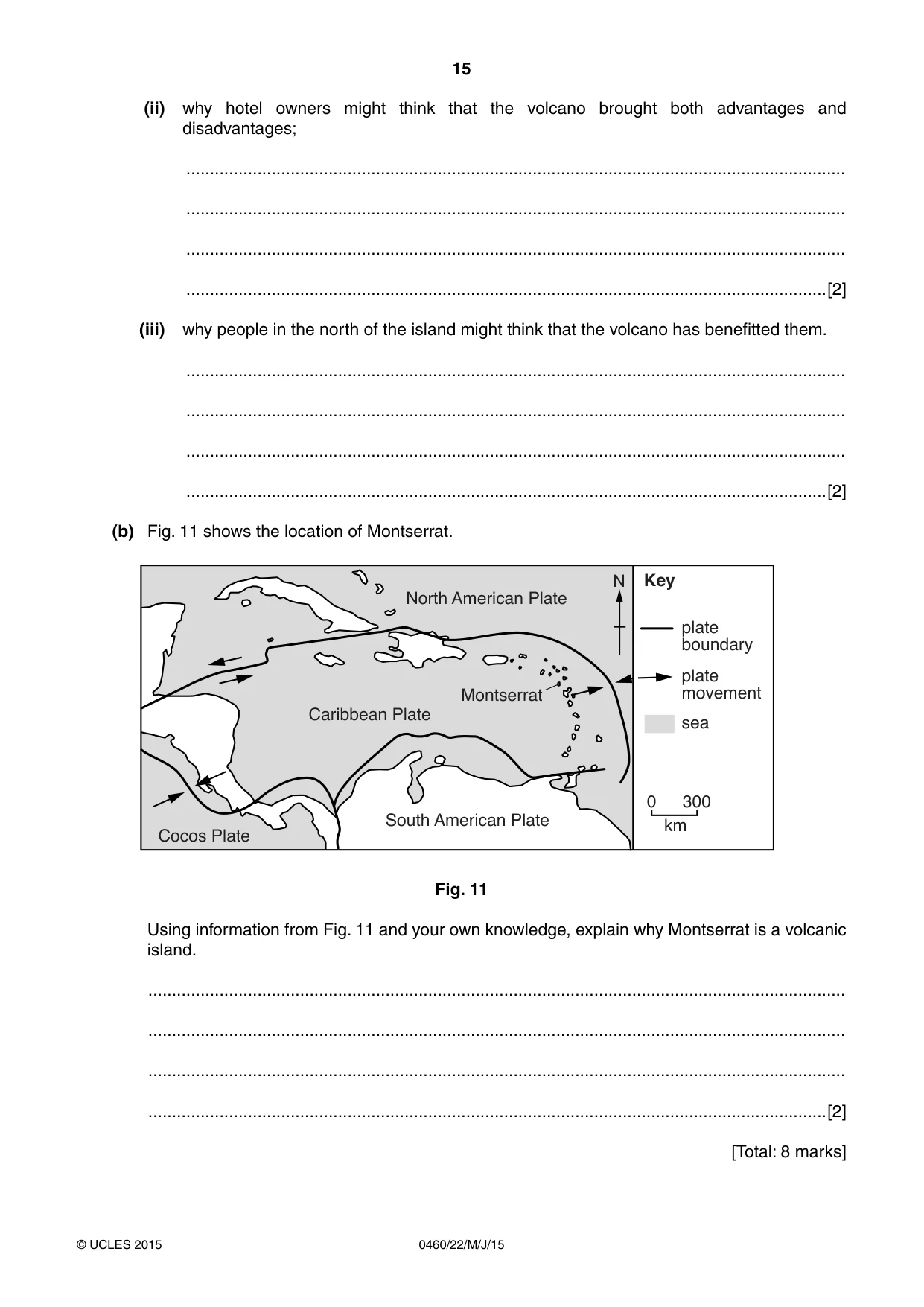Cambridge IGCSE Geography 0460 2015 May/June Paper 2 · Variant 2 question paper, page 15 of 16