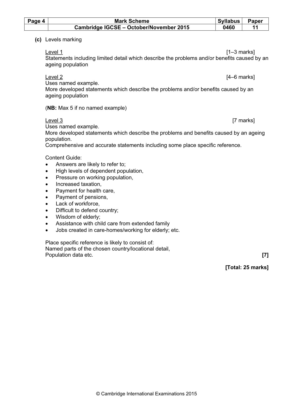 Mark scheme, page 4 of 15