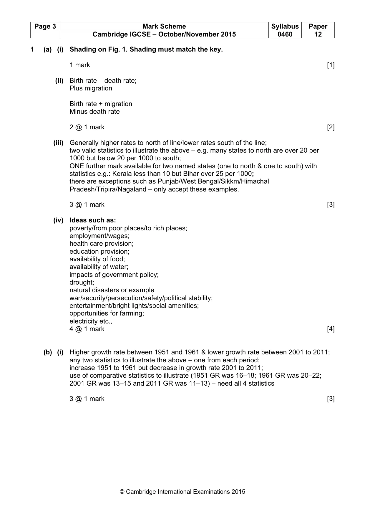 Mark scheme, page 3 of 15