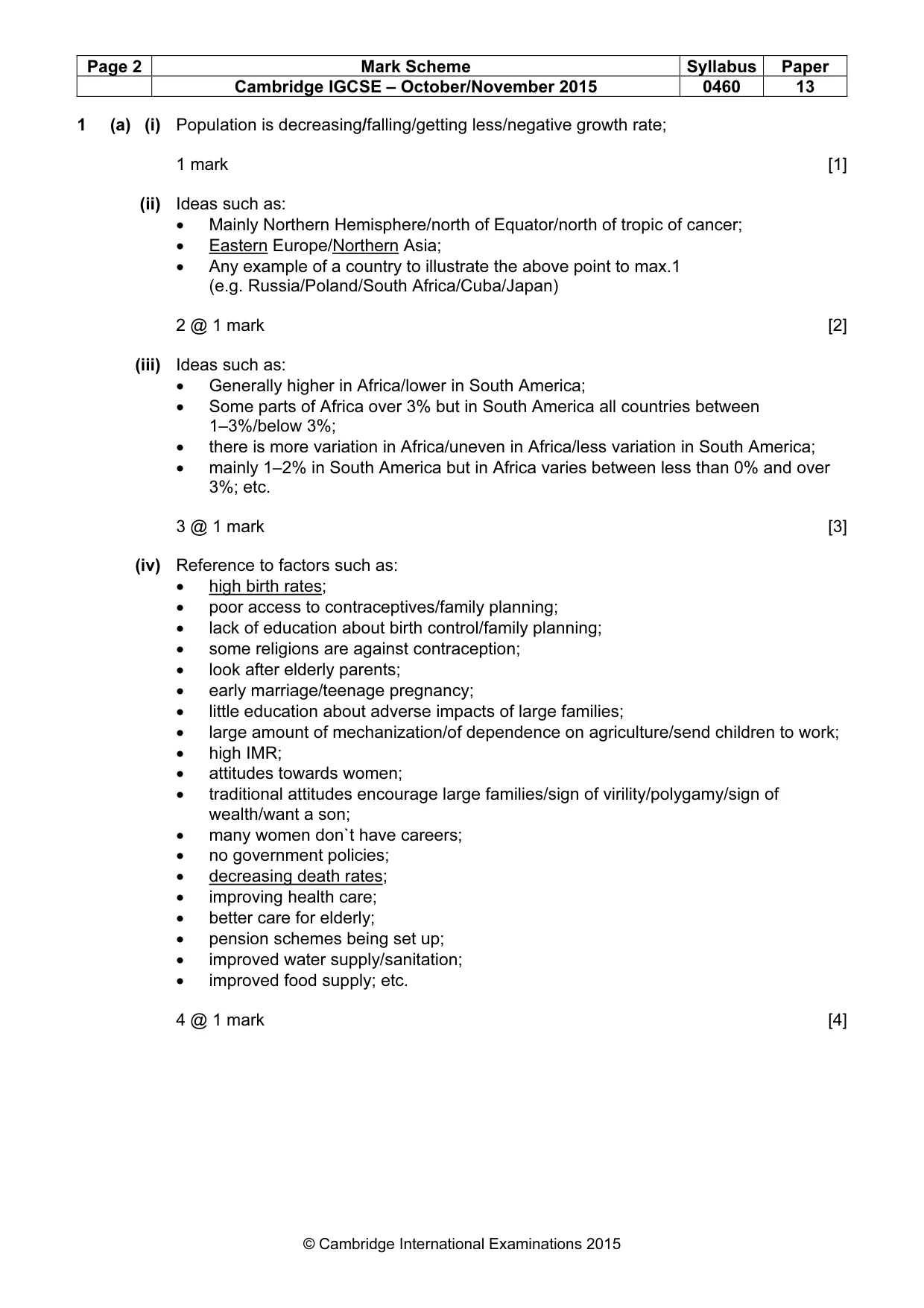 Mark scheme, page 2 of 13