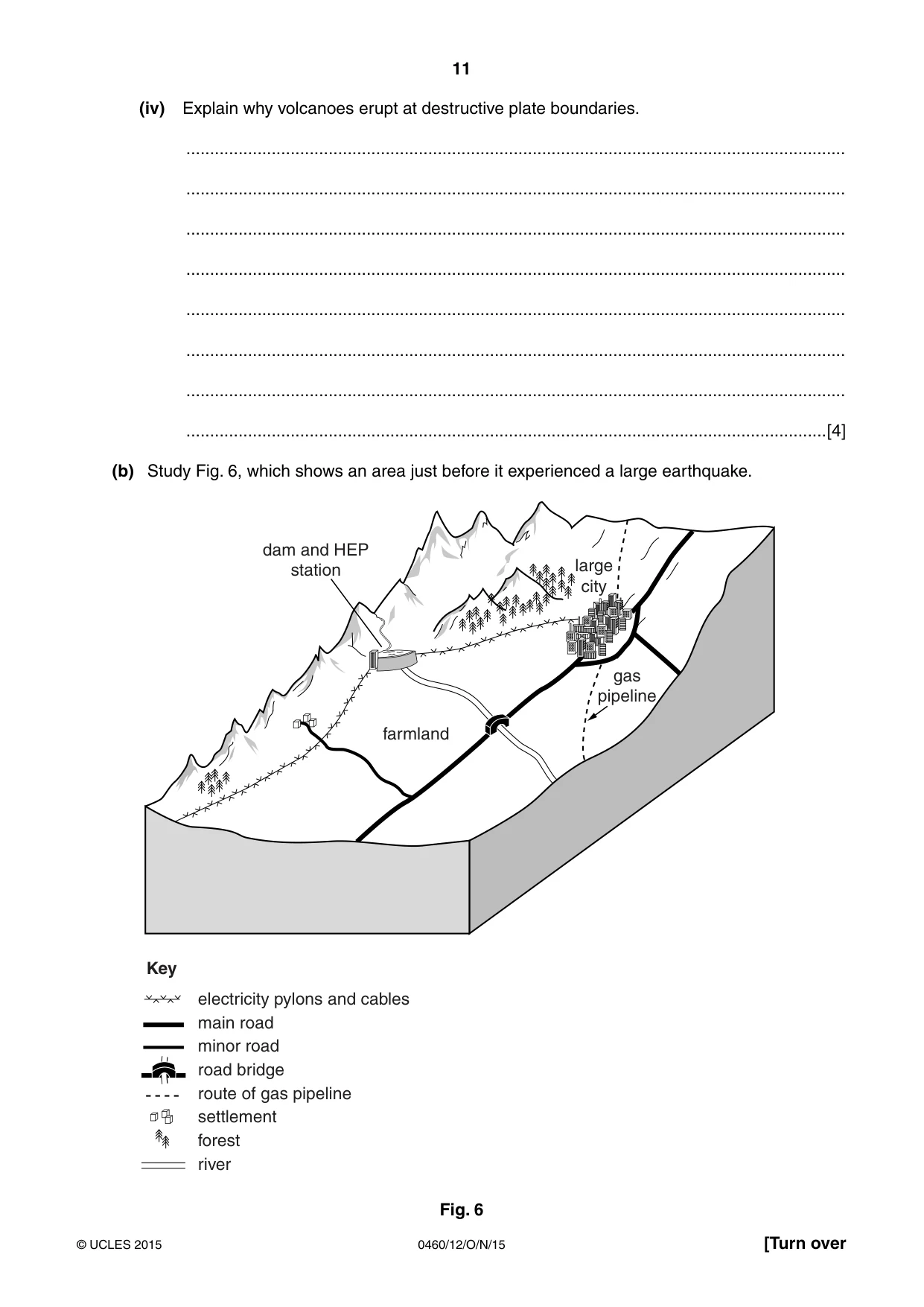 Cambridge IGCSE Geography 0460 2015 Oct/Nov Paper 1 · Variant 2 question paper, page 11 of 28
