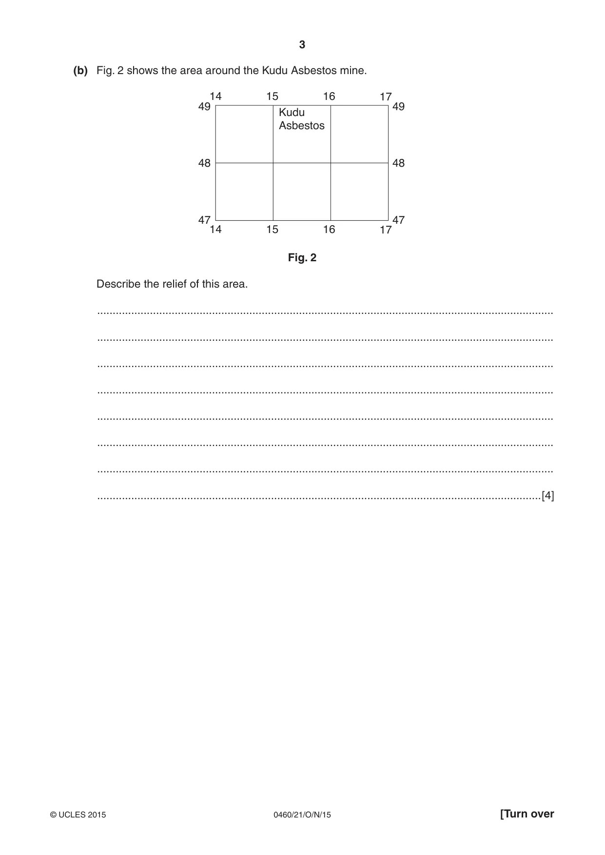 Cambridge IGCSE Geography 0460 2015 Oct/Nov Paper 2 · Variant 1 question paper, page 3 of 20