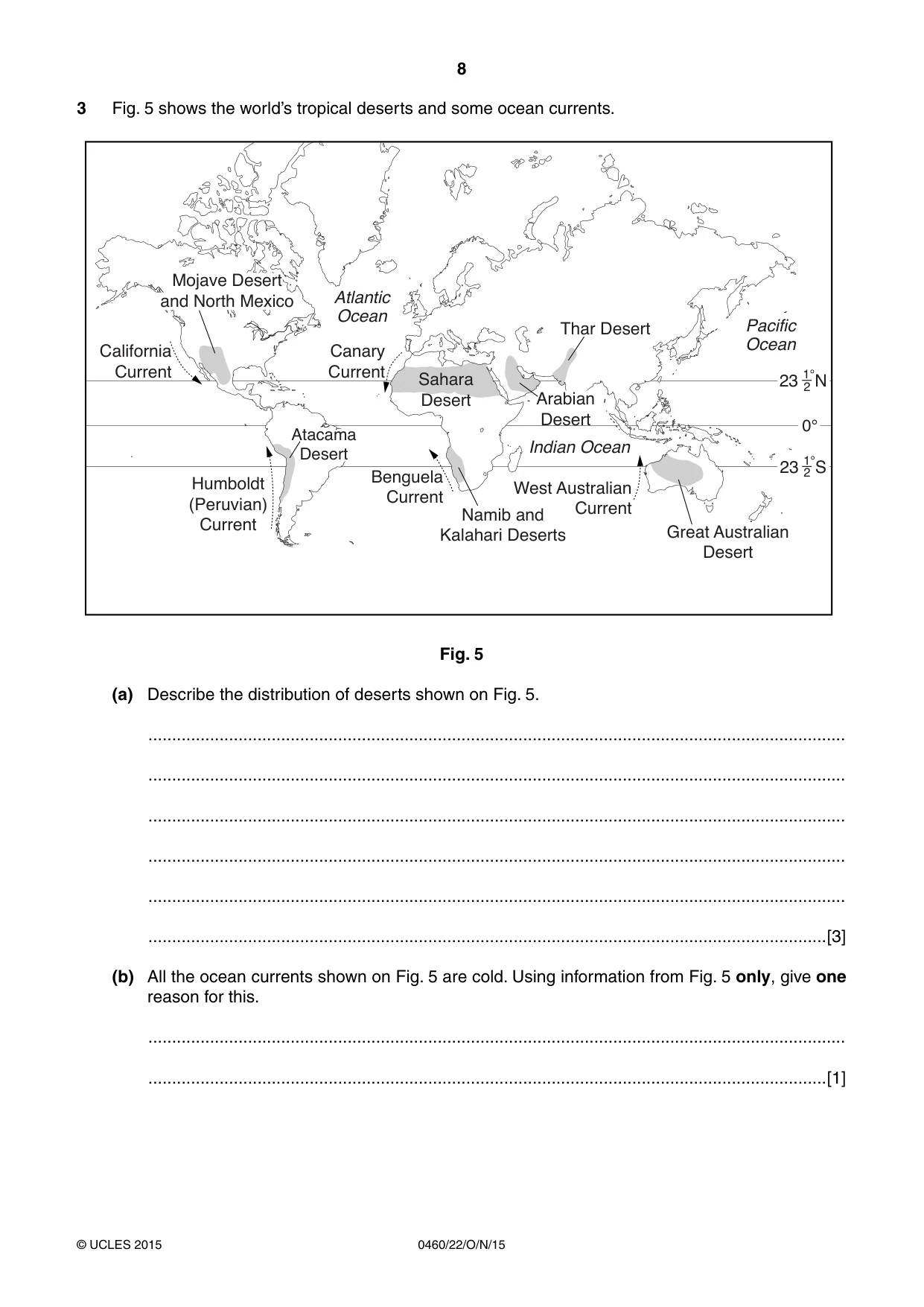 Cambridge IGCSE Geography 0460 2015 Oct/Nov Paper 2 · Variant 2 question paper, page 8 of 20