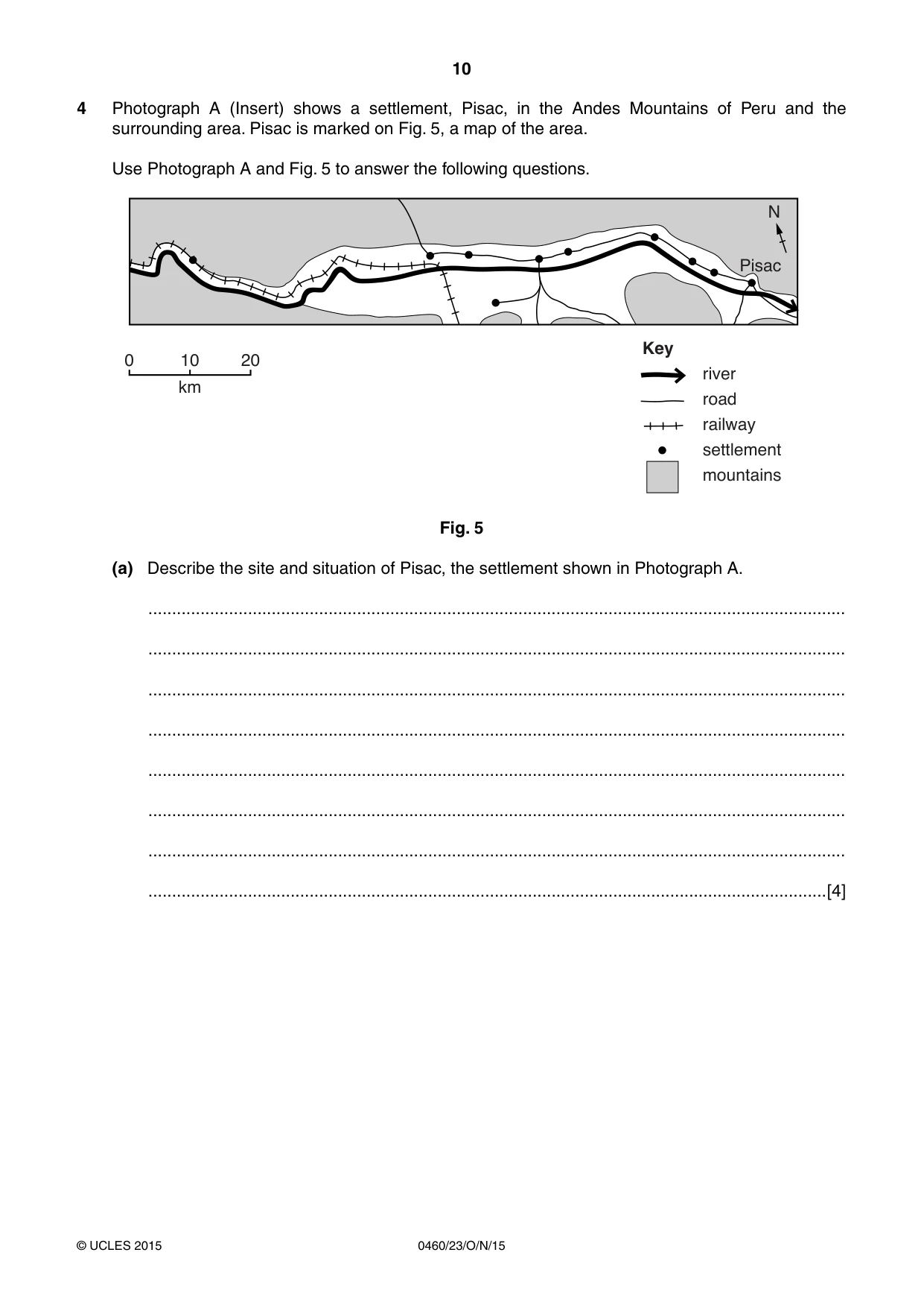 Cambridge IGCSE Geography 0460 2015 Oct/Nov Paper 2 · Variant 3 question paper, page 10 of 20