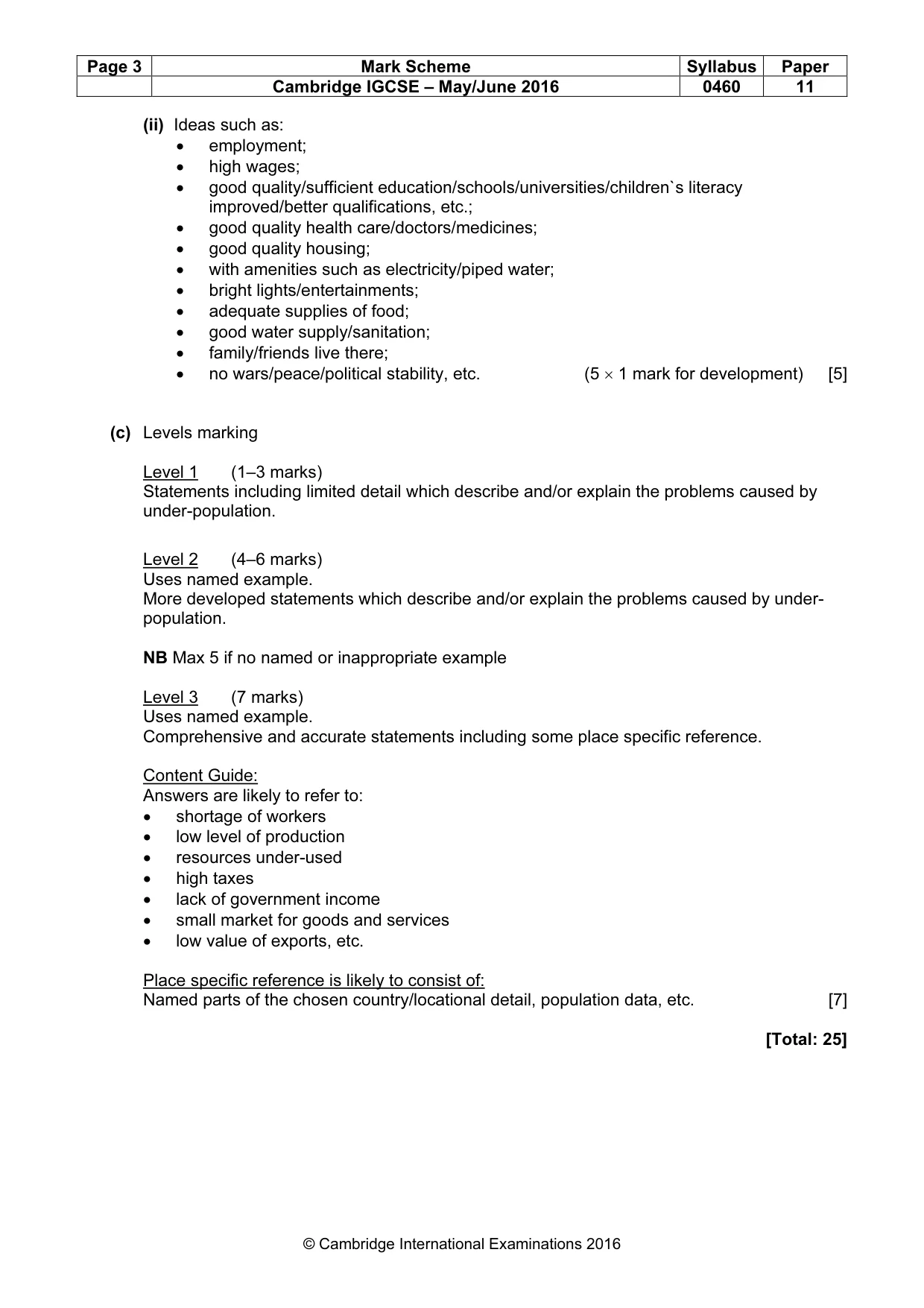 Mark scheme, page 3 of 13
