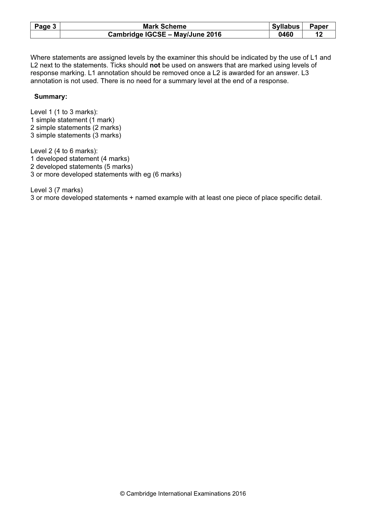 Mark scheme, page 3 of 20