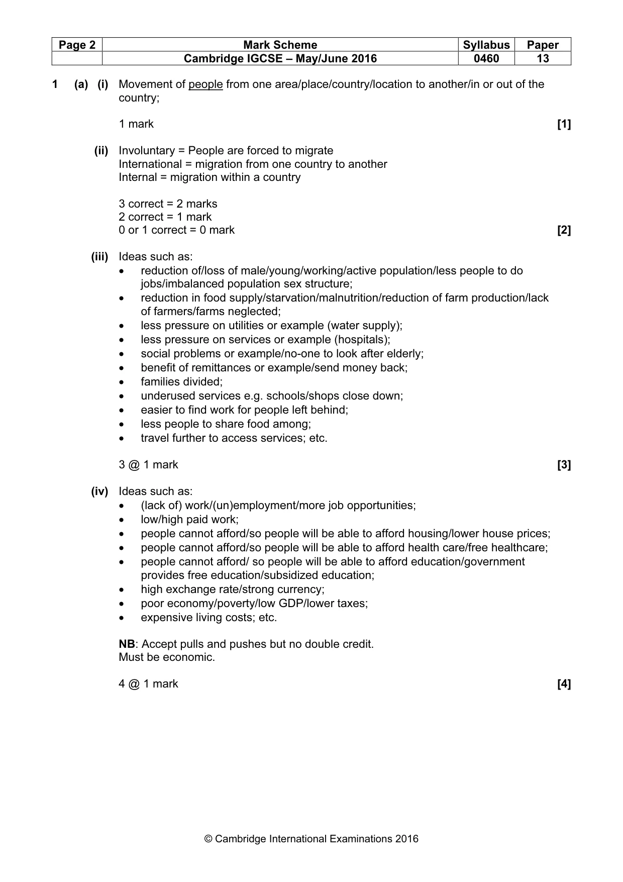 Mark scheme, page 2 of 15