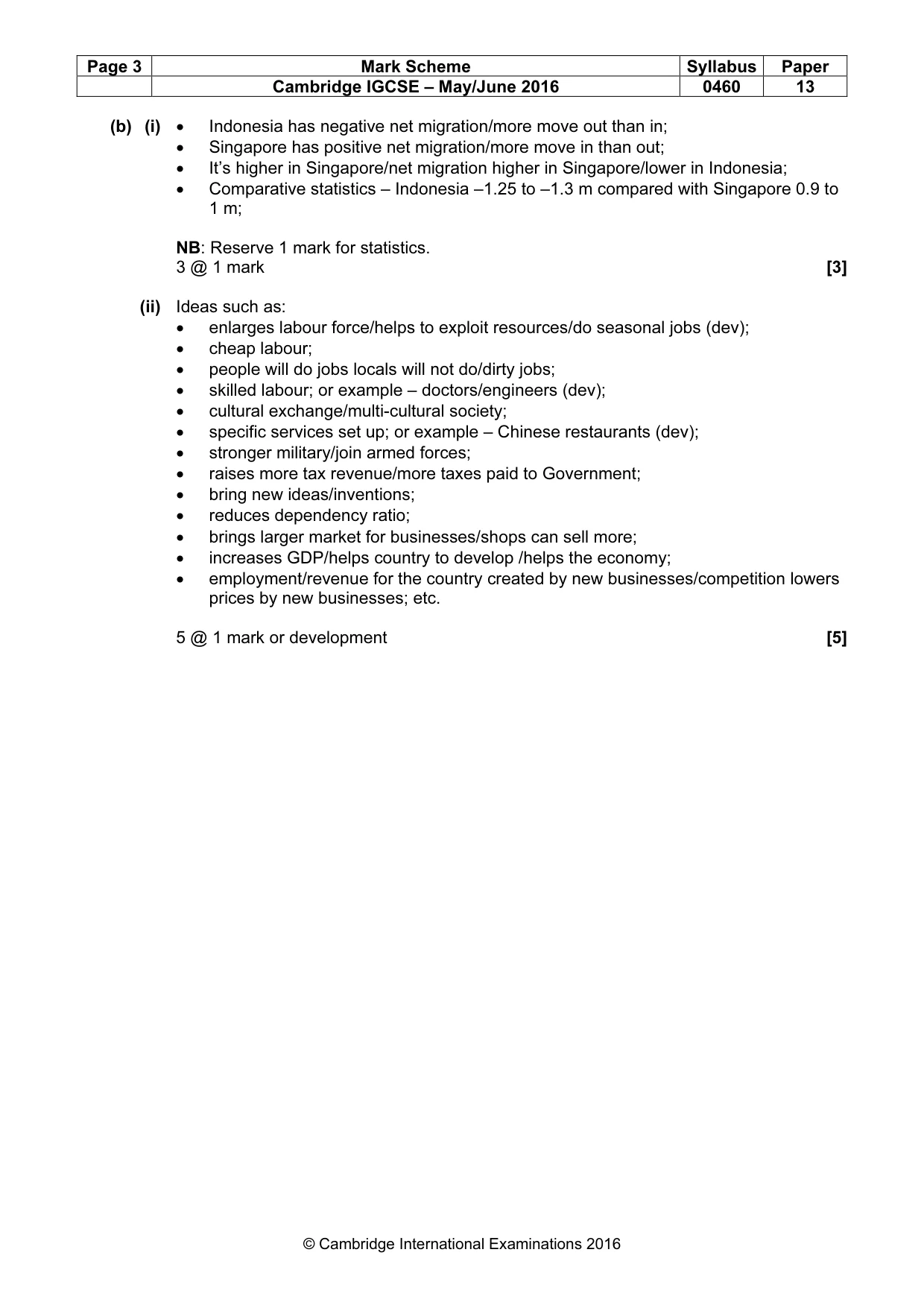 Mark scheme, page 3 of 15