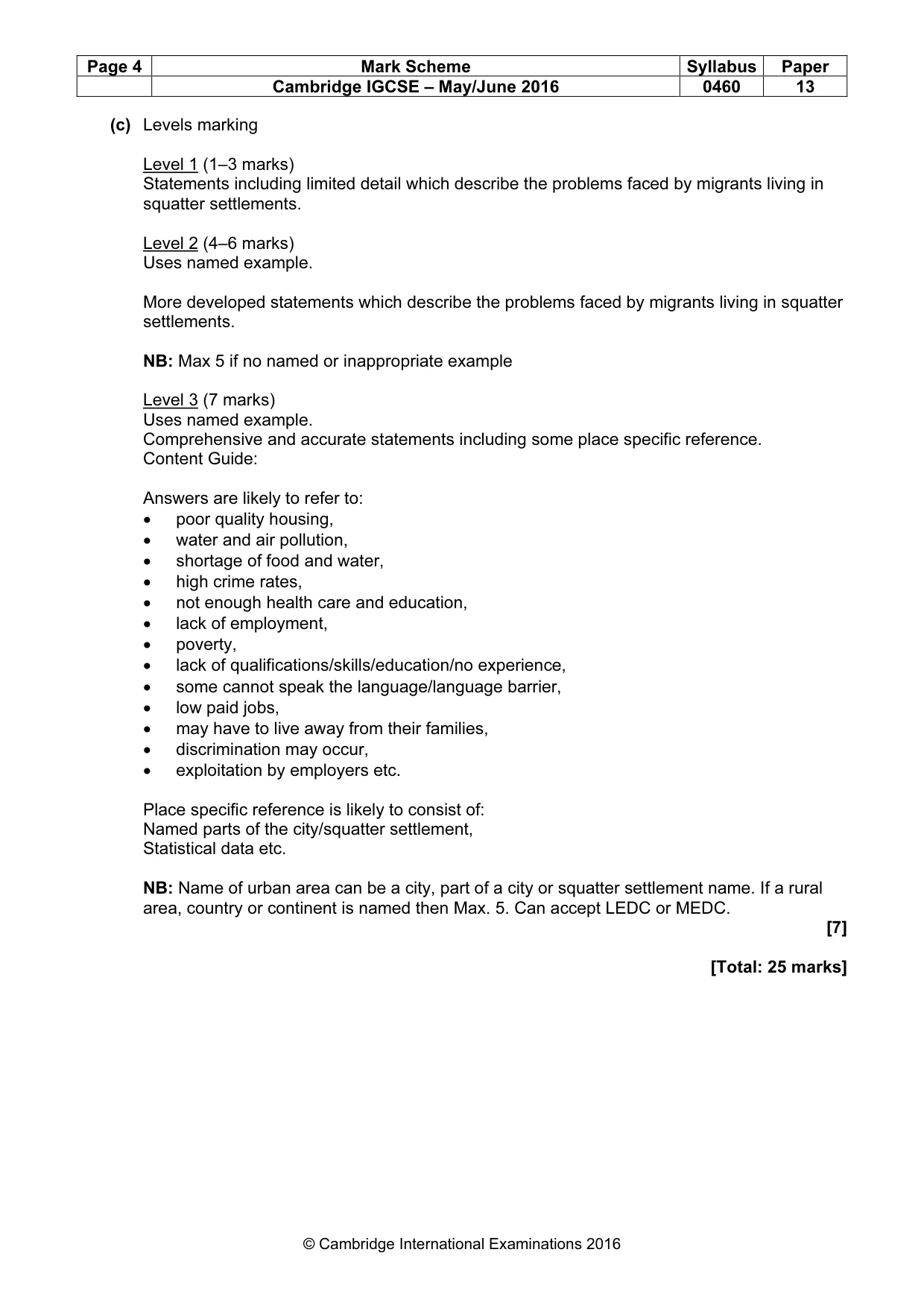 Mark scheme, page 4 of 15