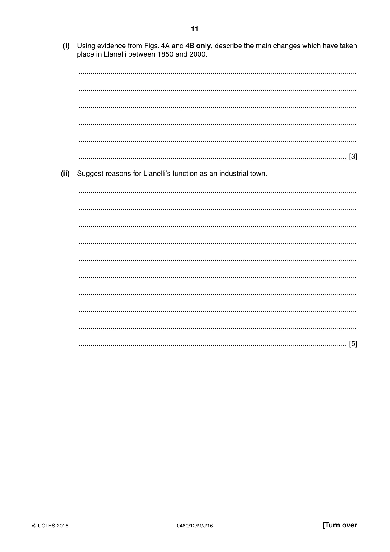 Cambridge IGCSE Geography 0460 2016 May/June Paper 1 · Variant 2 question paper, page 11 of 32