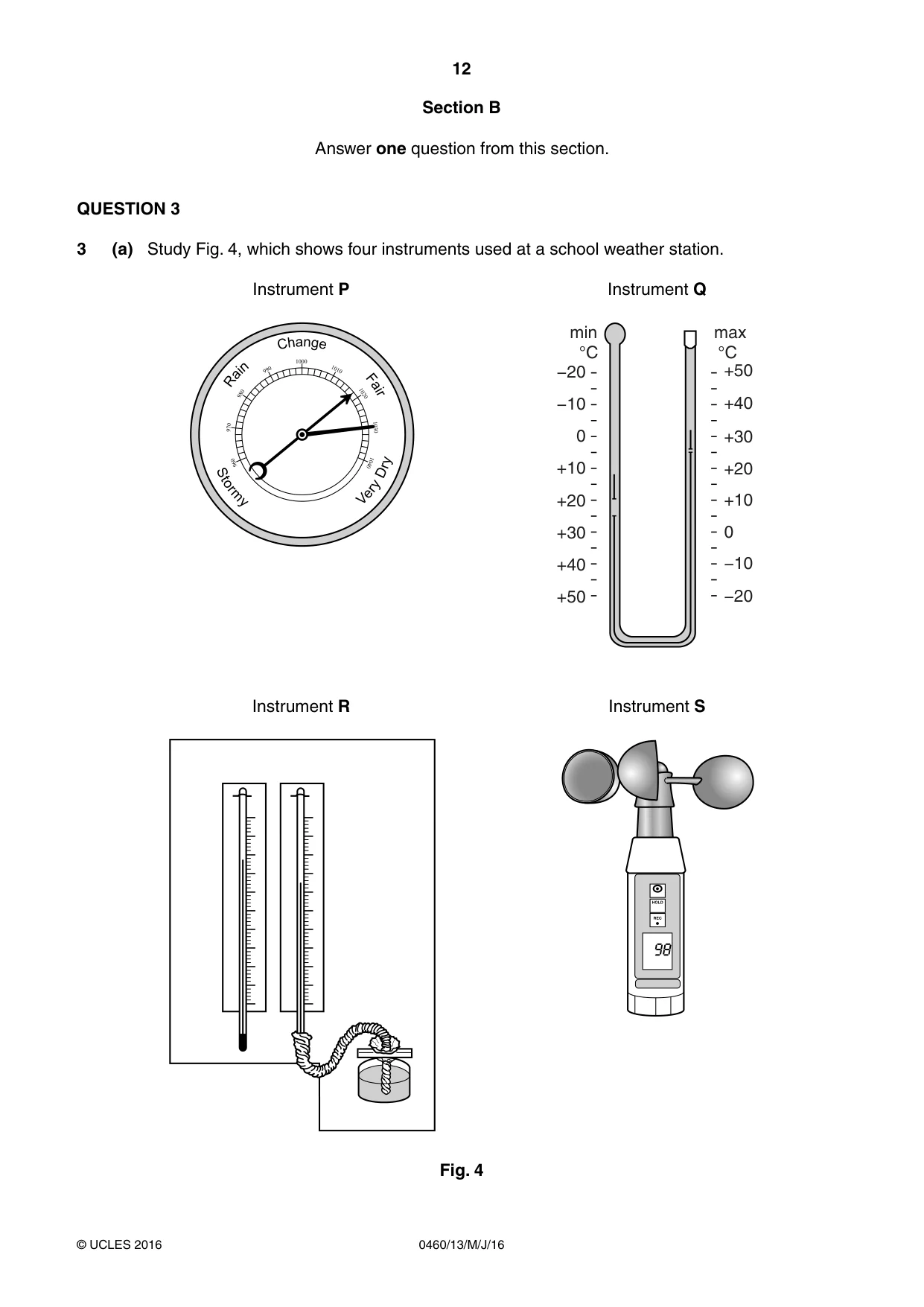 Cambridge IGCSE Geography 0460 2016 May/June Paper 1 · Variant 3 question paper, page 12 of 32