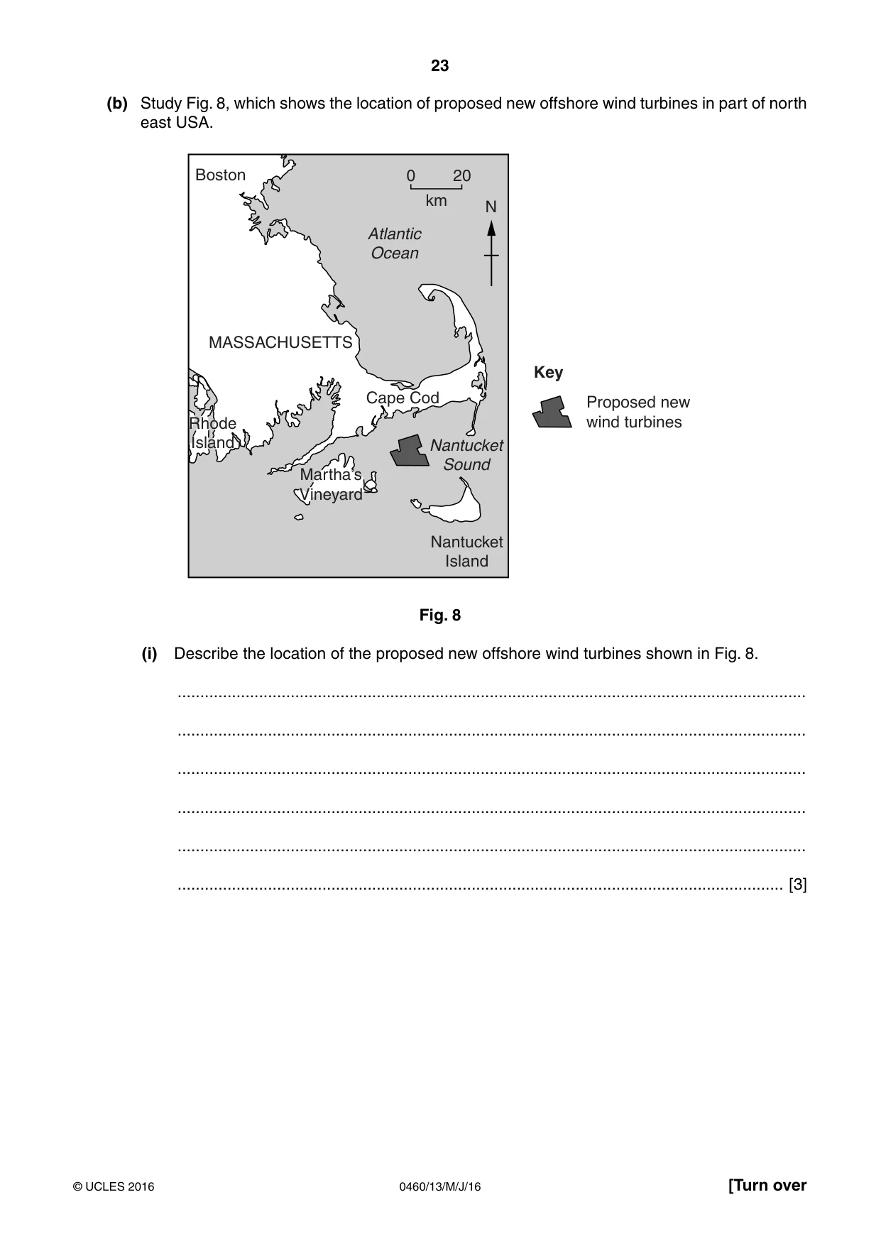 Cambridge IGCSE Geography 0460 2016 May/June Paper 1 · Variant 3 question paper, page 23 of 32