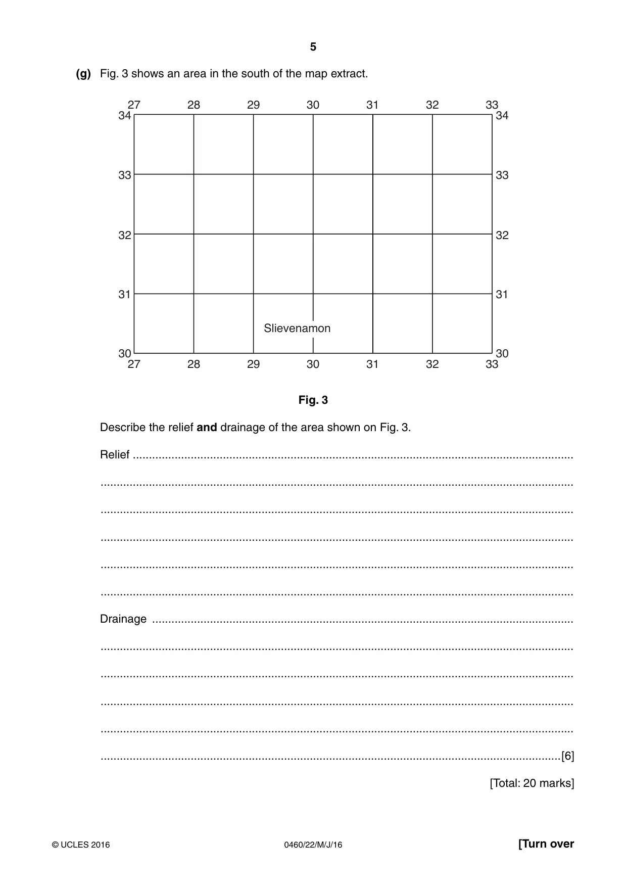 Cambridge IGCSE Geography 0460 2016 May/June Paper 2 · Variant 2 question paper, page 5 of 20