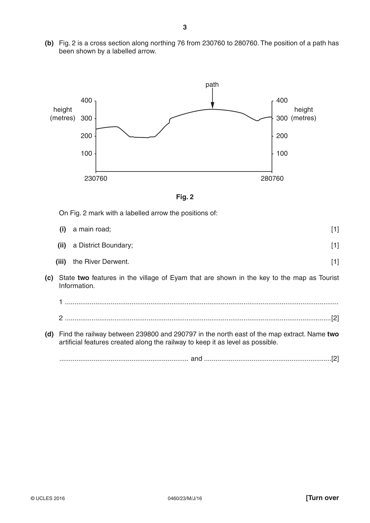 Cambridge IGCSE Geography 0460 2016 May/June Paper 2 · Variant 3 question paper, page 3 of 16