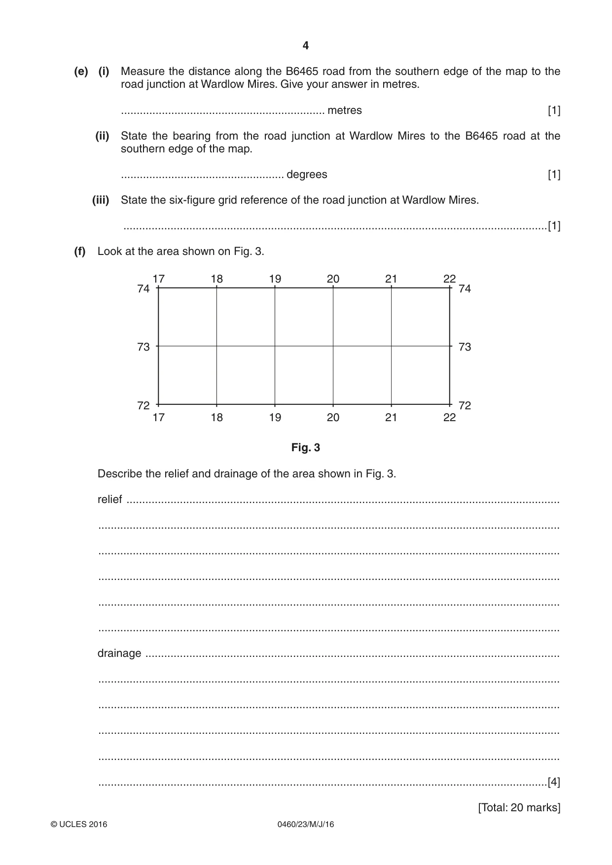 Cambridge IGCSE Geography 0460 2016 May/June Paper 2 · Variant 3 question paper, page 4 of 16