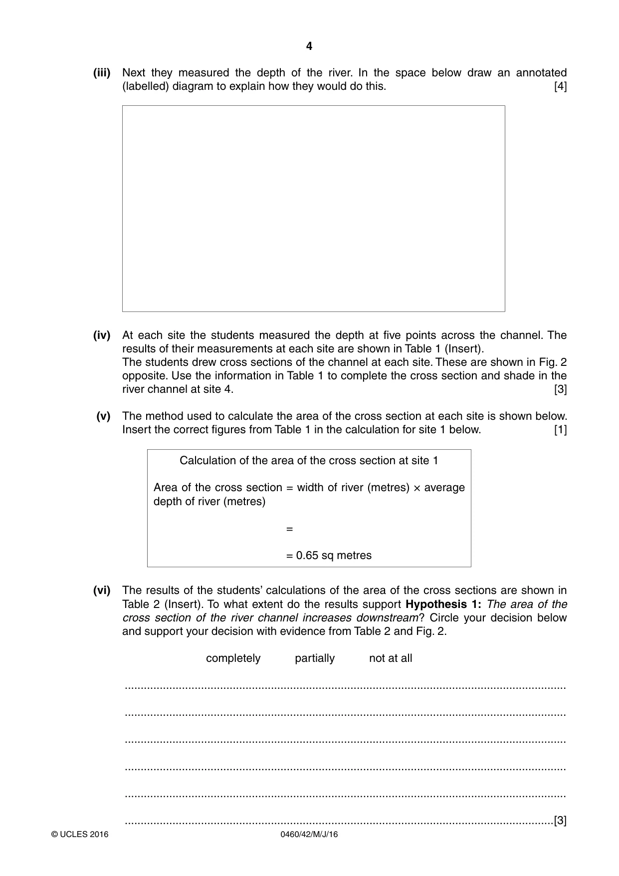 Cambridge IGCSE Geography 0460 2016 May/June Paper 4 · Variant 2 question paper, page 4 of 20