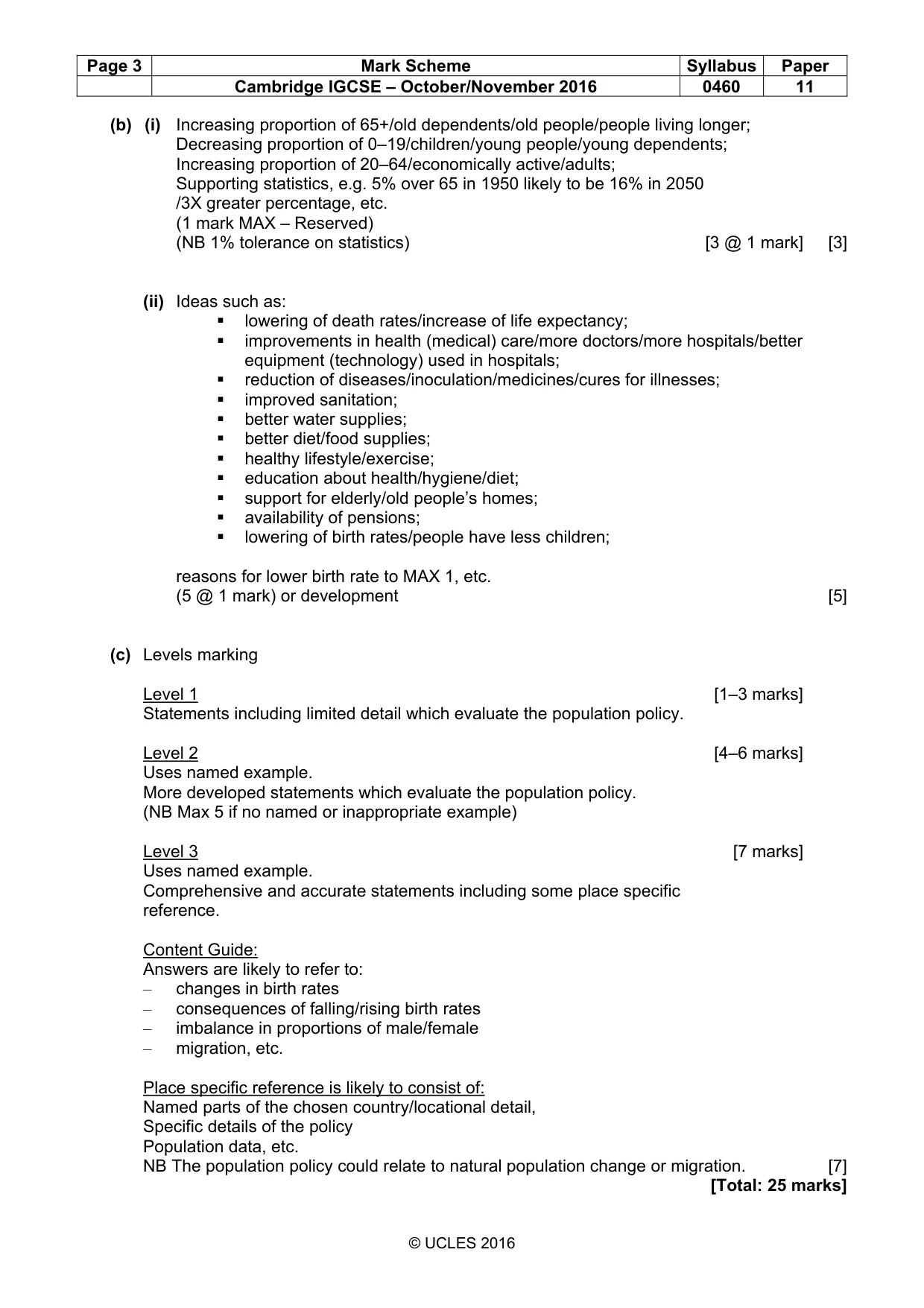Mark scheme, page 3 of 13
