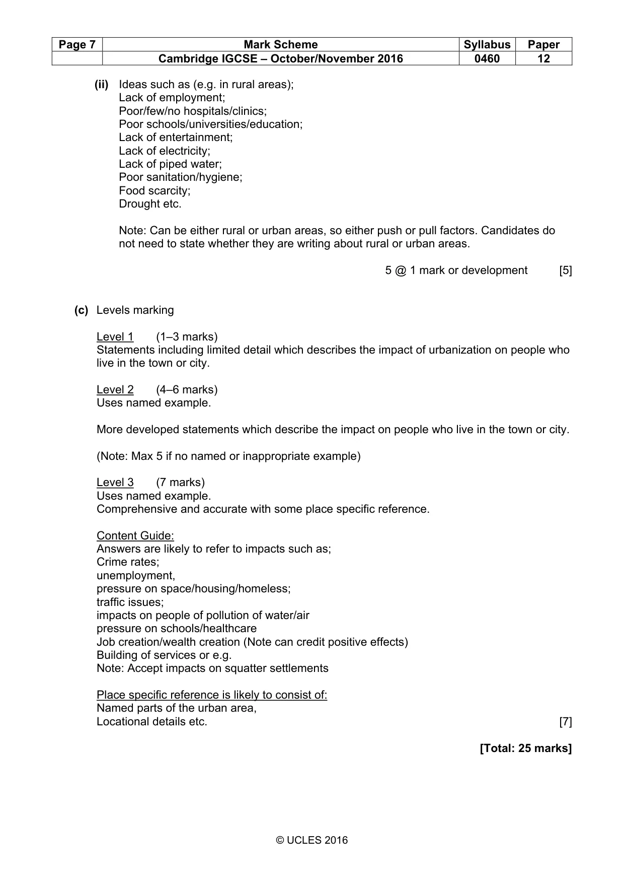 Mark scheme, page 7 of 17