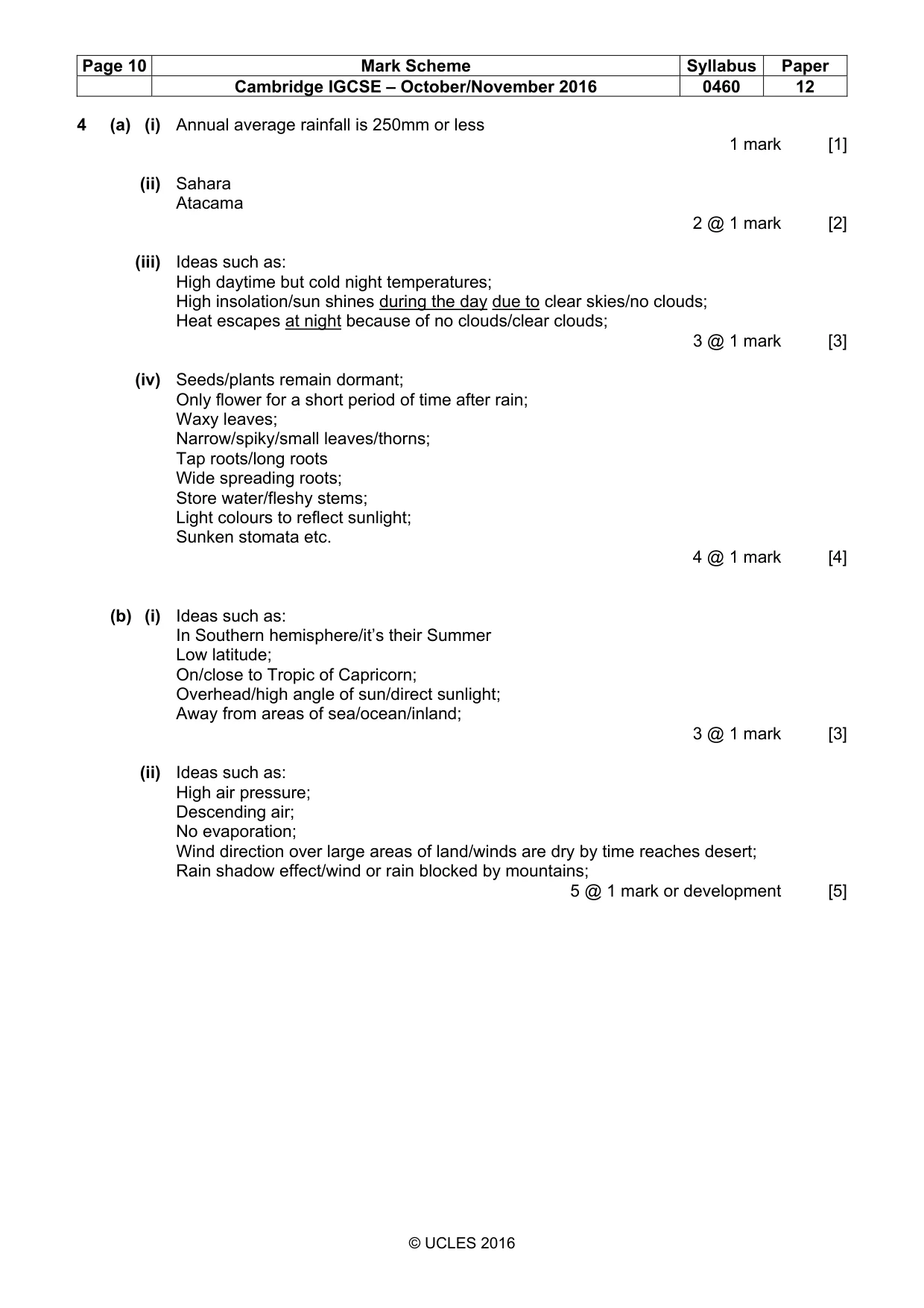 Mark scheme, page 10 of 17
