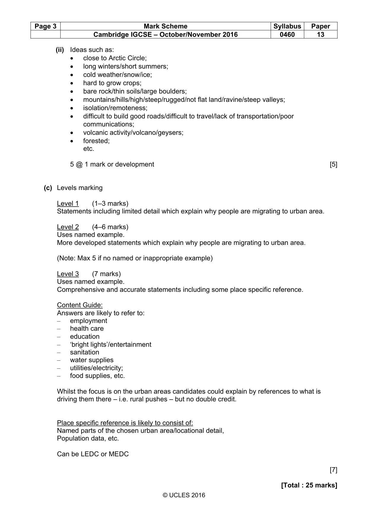 Mark scheme, page 3 of 16
