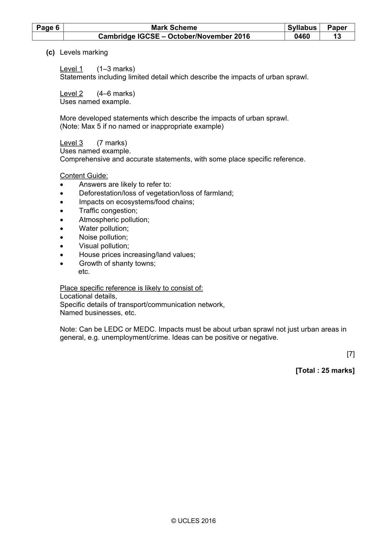 Mark scheme, page 6 of 16