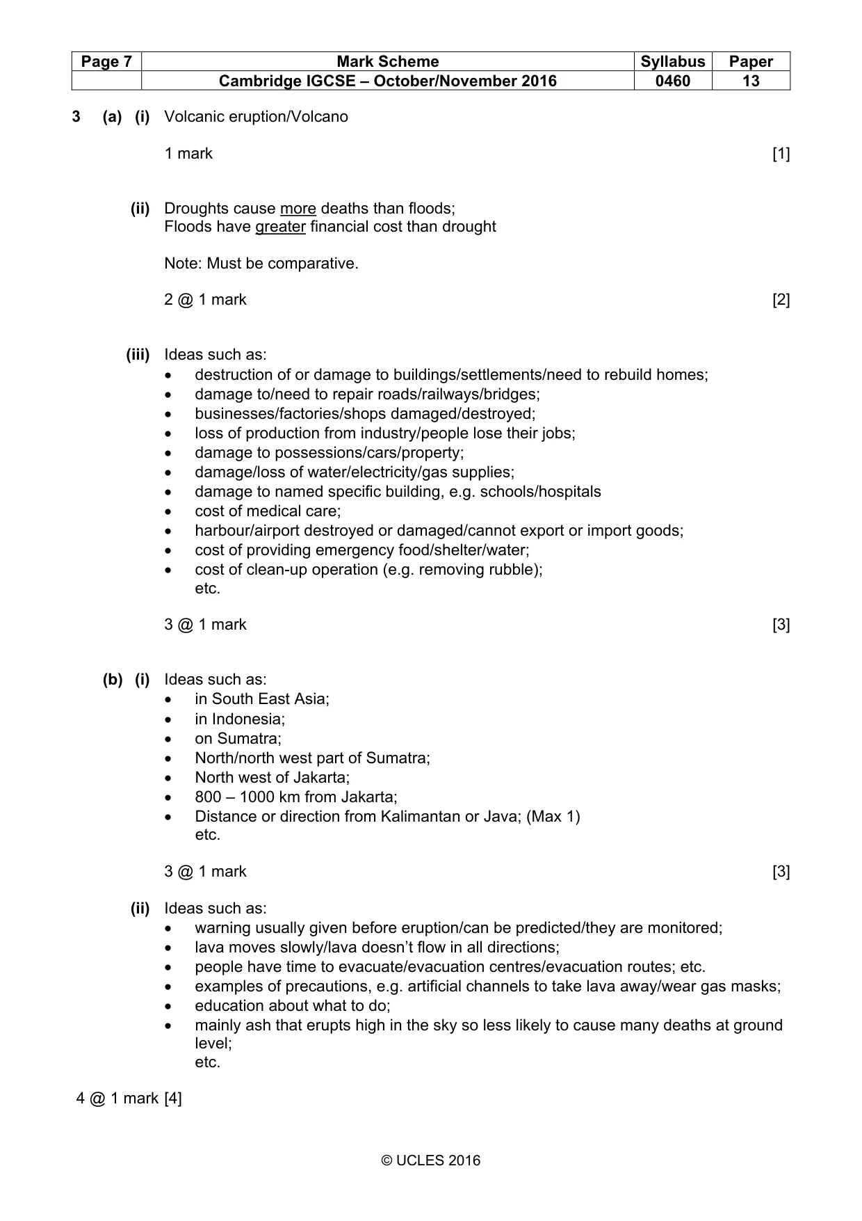 Mark scheme, page 7 of 16