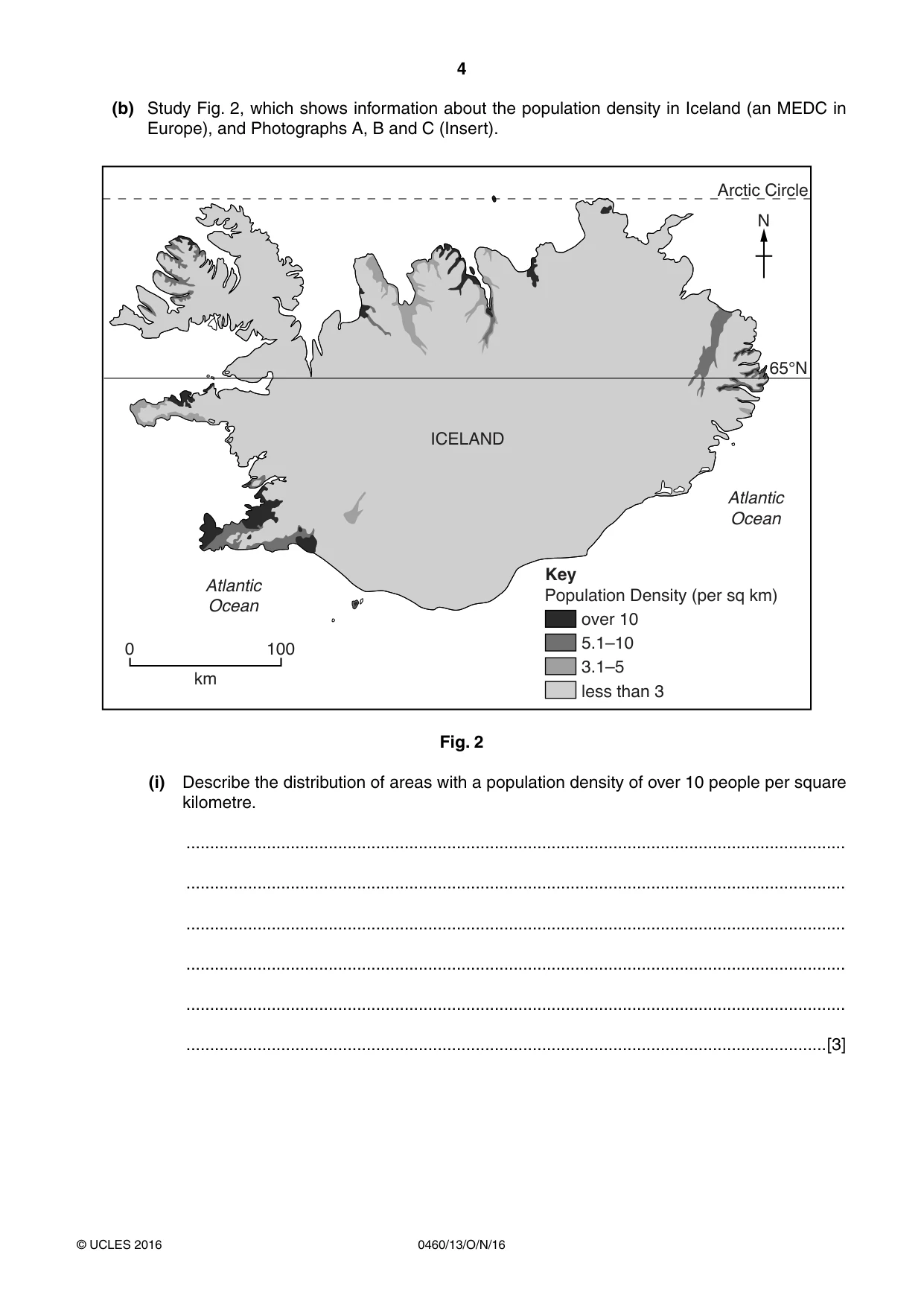 Cambridge IGCSE Geography 0460 2016 Oct/Nov Paper 1 · Variant 3 question paper, page 4 of 32
