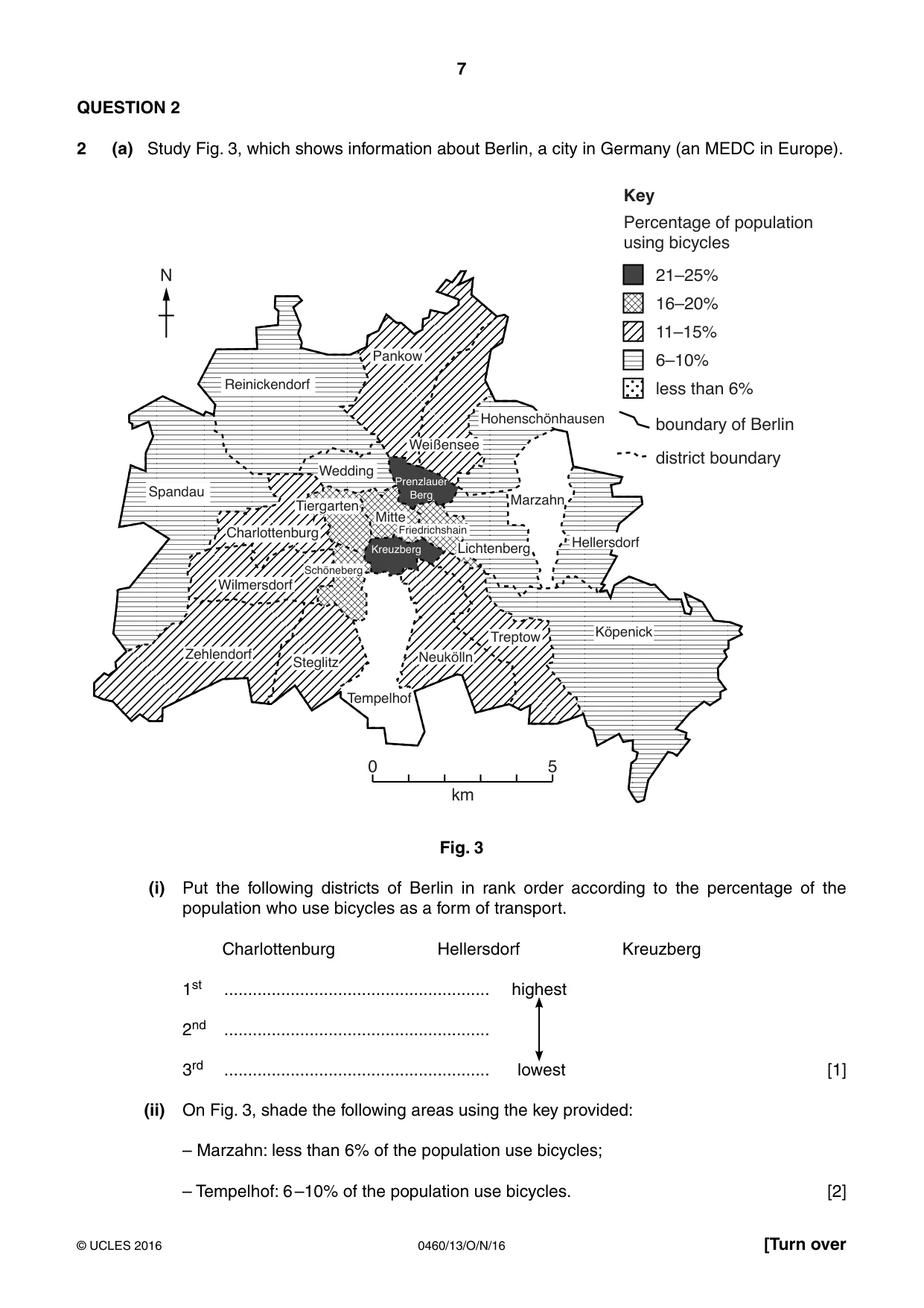 Cambridge IGCSE Geography 0460 2016 Oct/Nov Paper 1 · Variant 3 question paper, page 7 of 32