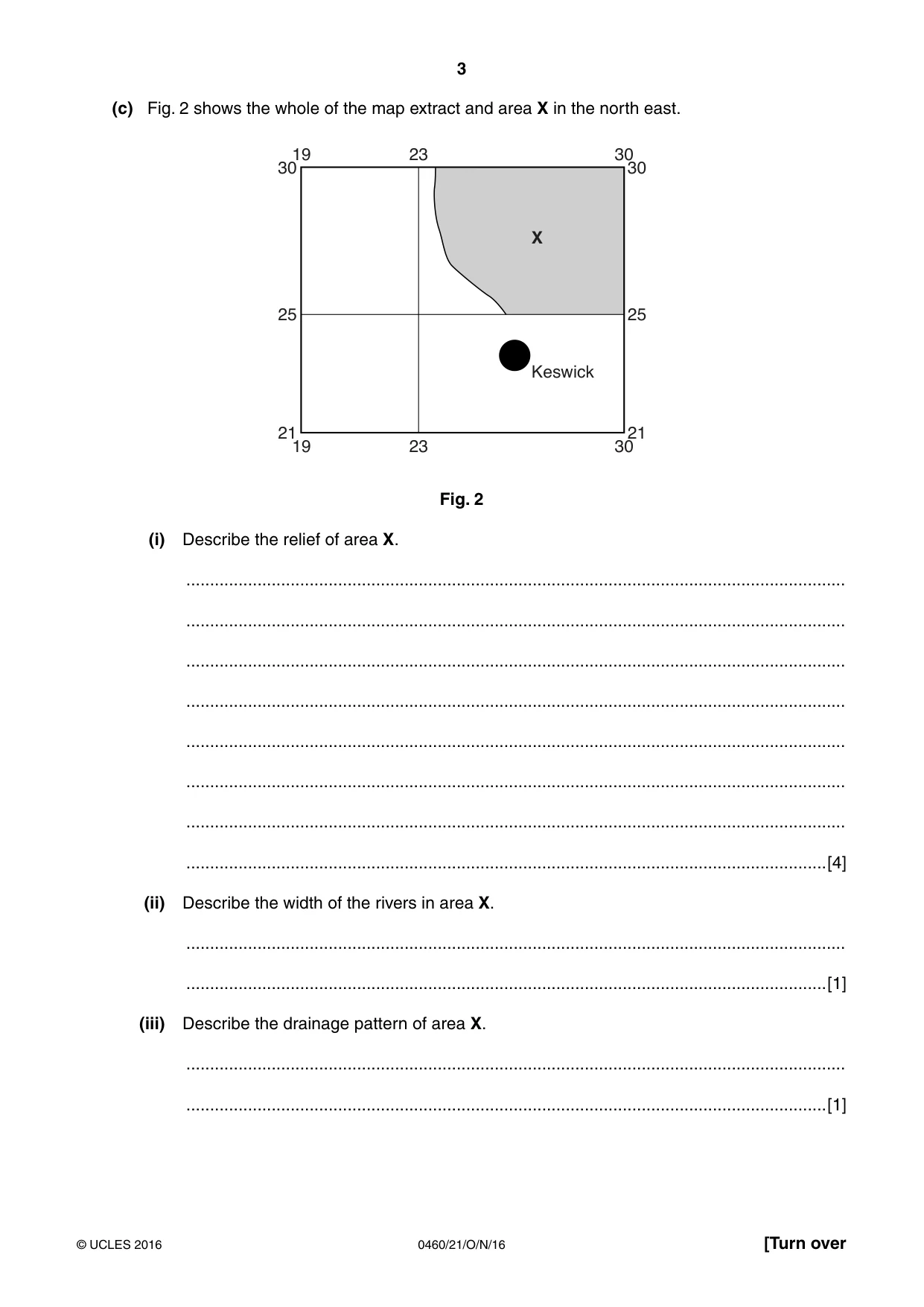 Cambridge IGCSE Geography 0460 2016 Oct/Nov Paper 2 · Variant 1 question paper, page 3 of 20
