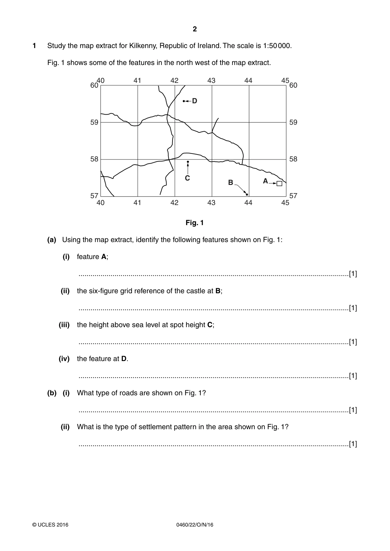 Cambridge IGCSE Geography 0460 2016 Oct/Nov Paper 2 · Variant 2 question paper, page 2 of 20