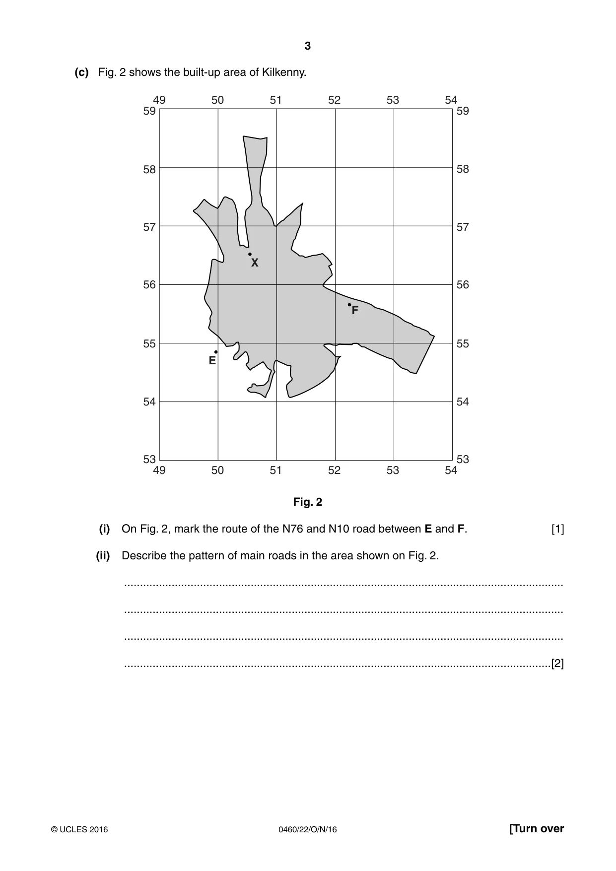 Cambridge IGCSE Geography 0460 2016 Oct/Nov Paper 2 · Variant 2 question paper, page 3 of 20