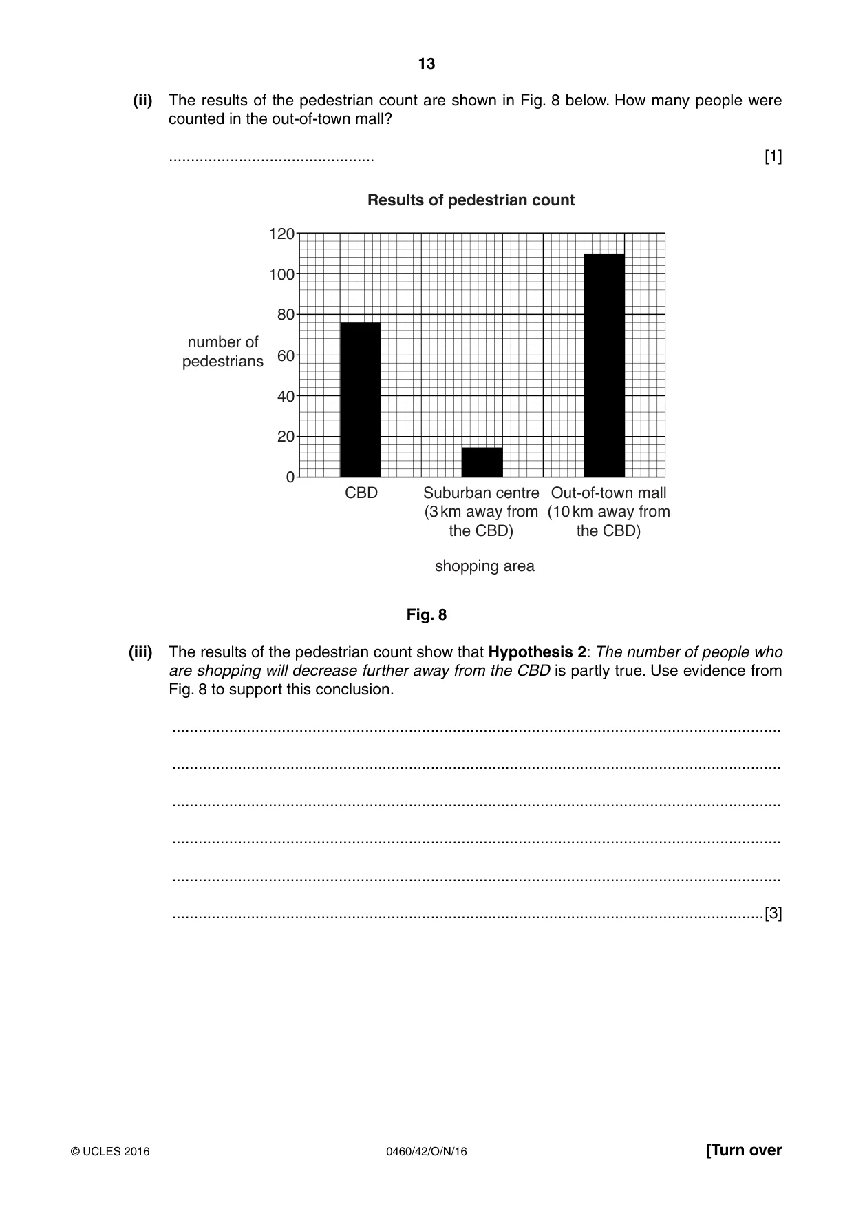 Cambridge IGCSE Geography 0460 2016 Oct/Nov Paper 4 · Variant 2 question paper, page 13 of 20
