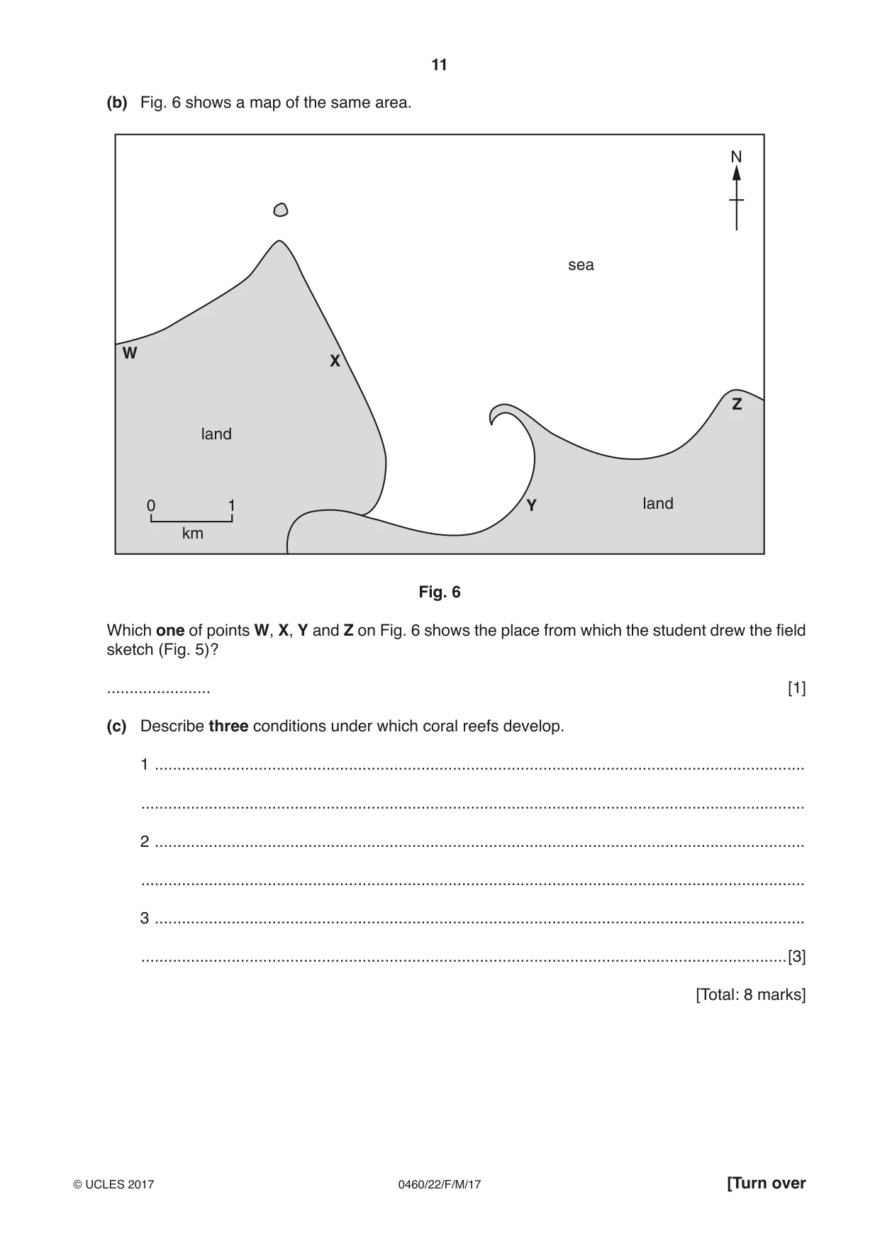 Cambridge IGCSE Geography 0460 2017 Feb/March Paper 2 · Variant 2 question paper, page 11 of 16