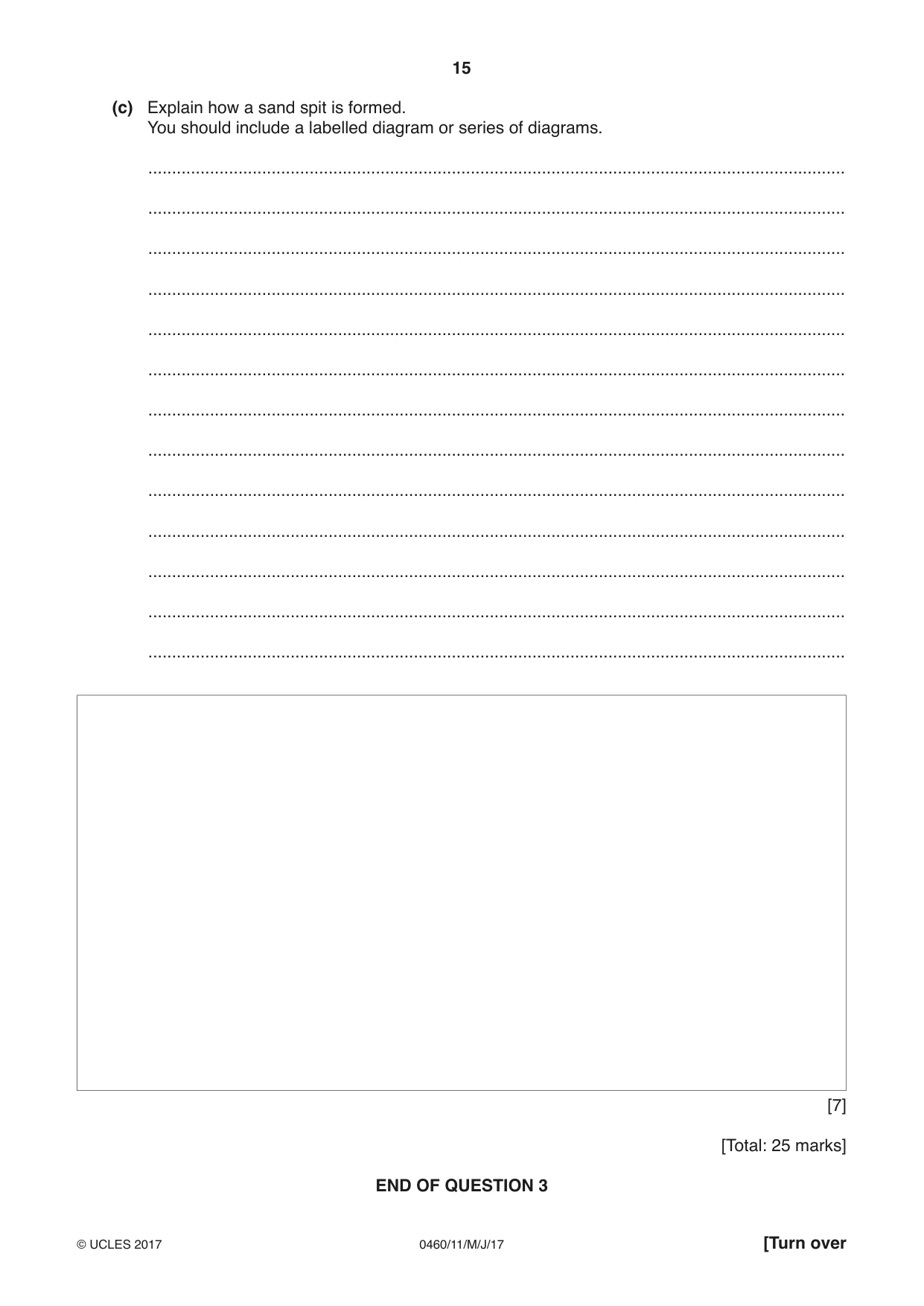 Cambridge IGCSE Geography 0460 2017 May/June Paper 1 · Variant 1 question paper, page 15 of 32