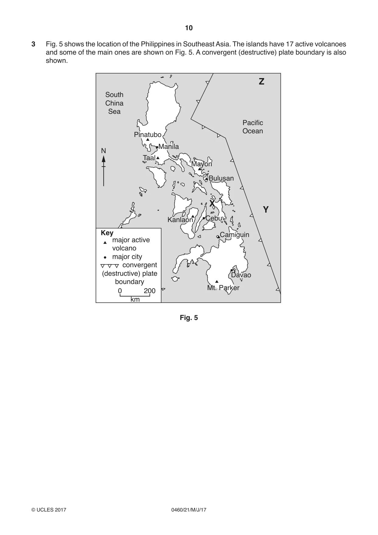 Cambridge IGCSE Geography 0460 2017 May/June Paper 2 · Variant 1 question paper, page 10 of 20