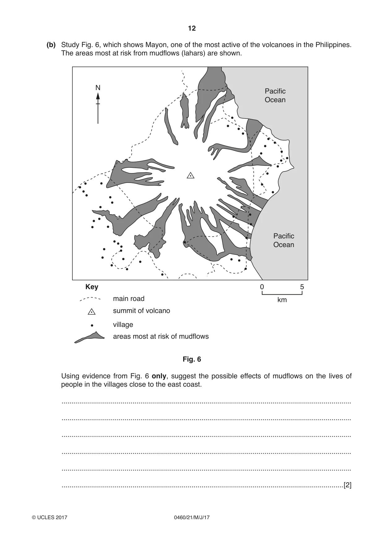 Cambridge IGCSE Geography 0460 2017 May/June Paper 2 · Variant 1 question paper, page 12 of 20