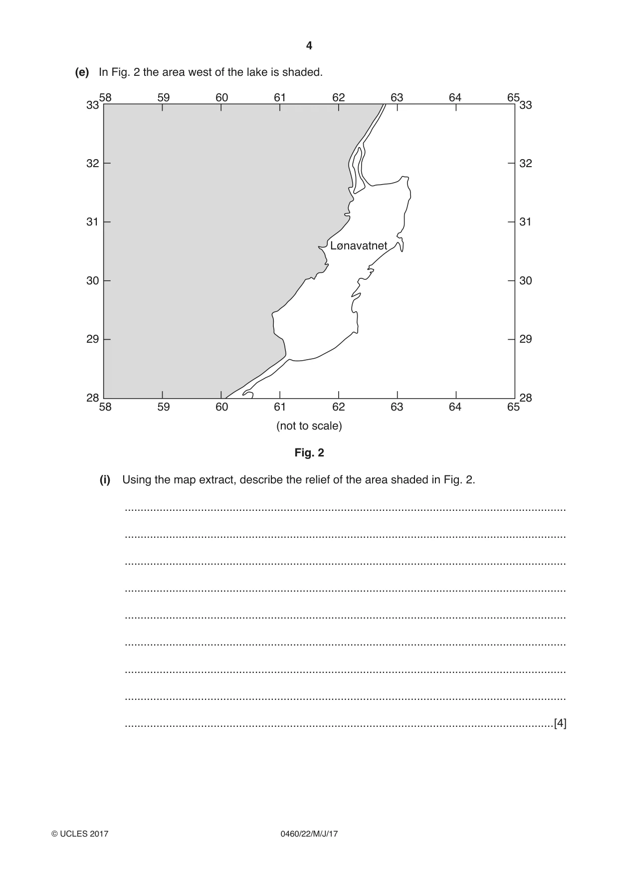 Cambridge IGCSE Geography 0460 2017 May/June Paper 2 · Variant 2 question paper, page 4 of 20